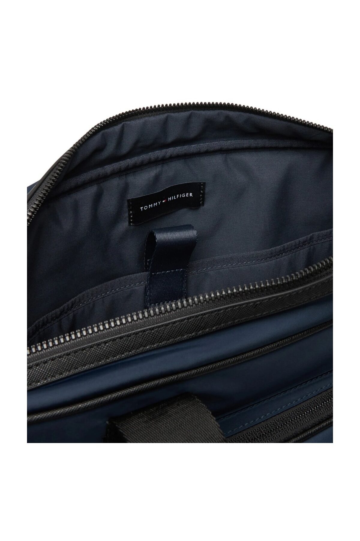 Tommy Hilfiger Űrkék színű Repreve laptop táska Dizüstü Bilgisayar