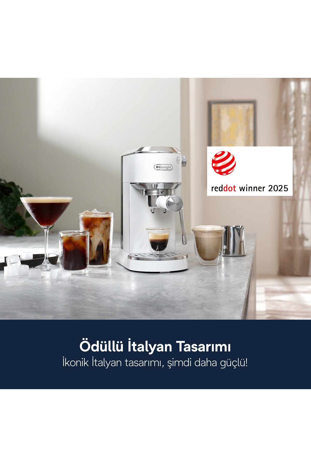 Dedica Duo Manuel Espresso Kahve Makinesi EC890.WI 3