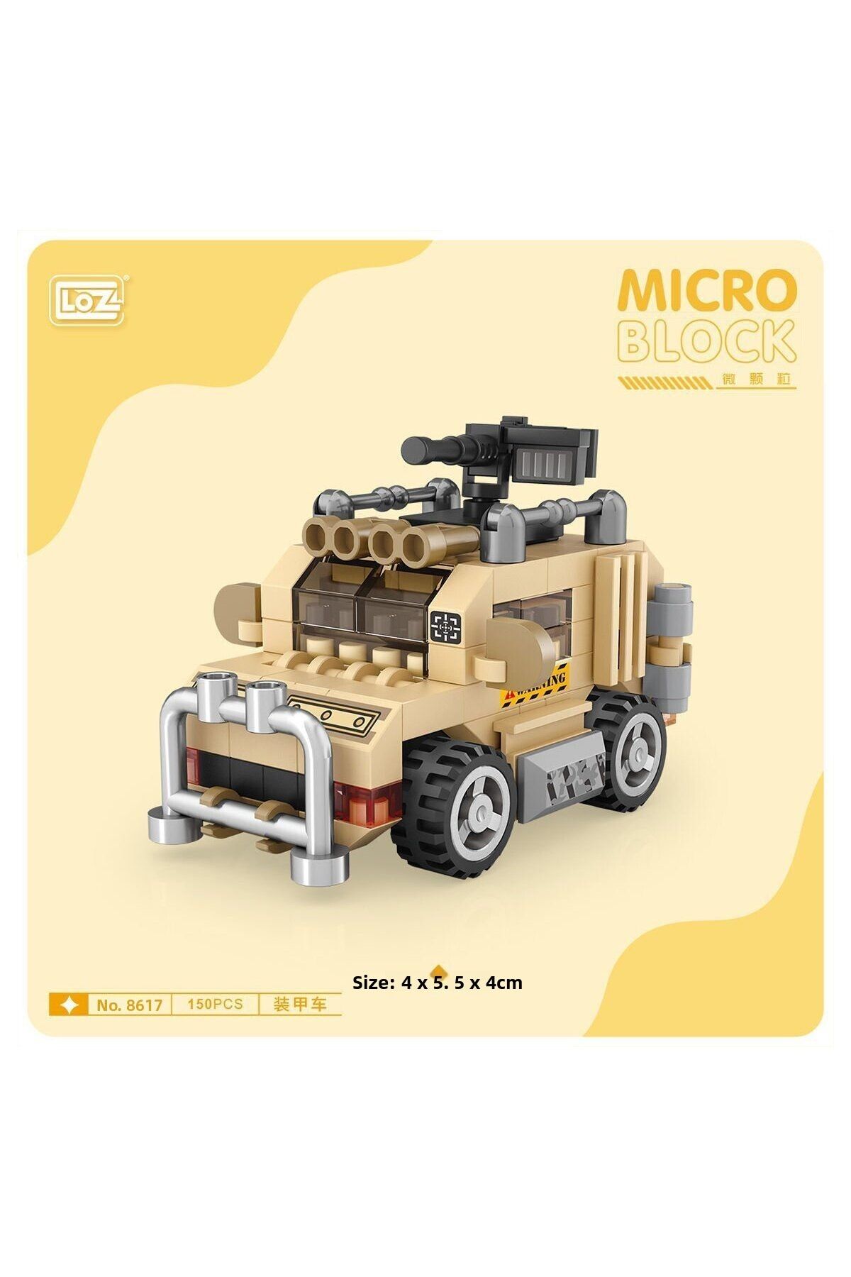 Loz-8617 Micro Block Military Truck Bag 3