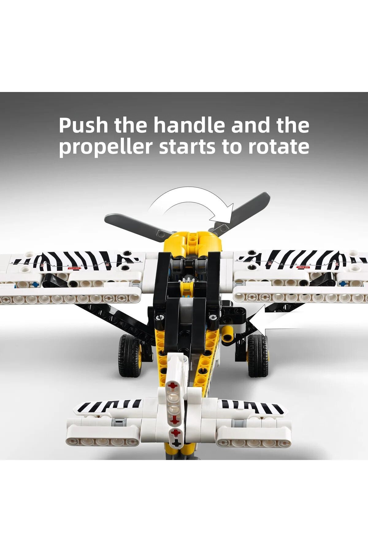 LEGO-® Technic Bush Plane Aircraft Toy Vehicle Gift Set for Kids 42198 6