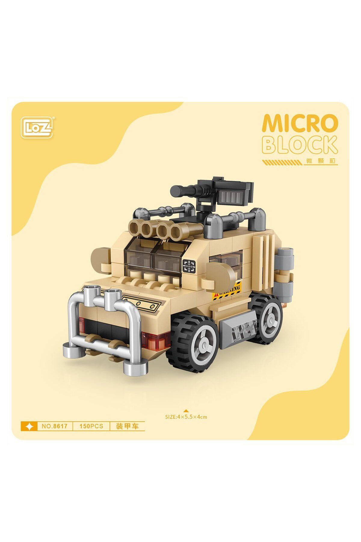 Loz-8617 Micro Block Military Truck Bag 6