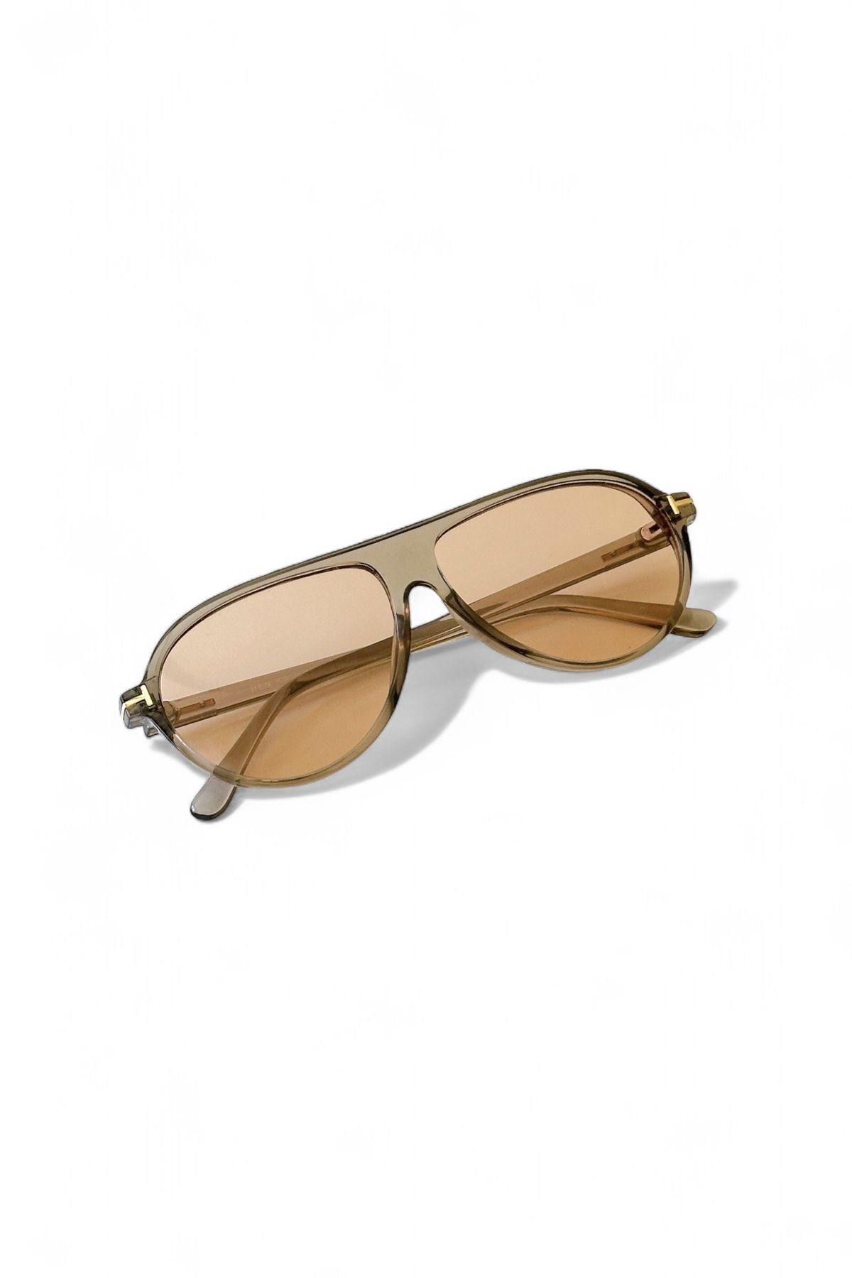 REN EYEWEAR REN Sepia Air Unisex NUDE renkli Pilot Güneş Gözlüğü | UV400 Koruma görsel 5