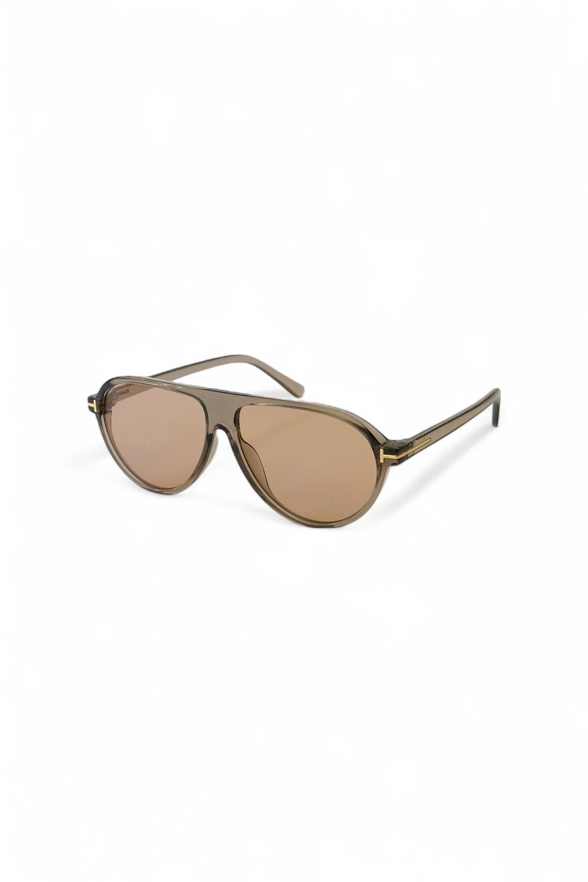 REN EYEWEAR REN Sepia Air Unisex NUDE renkli Pilot Güneş Gözlüğü | UV400 Koruma görsel 6