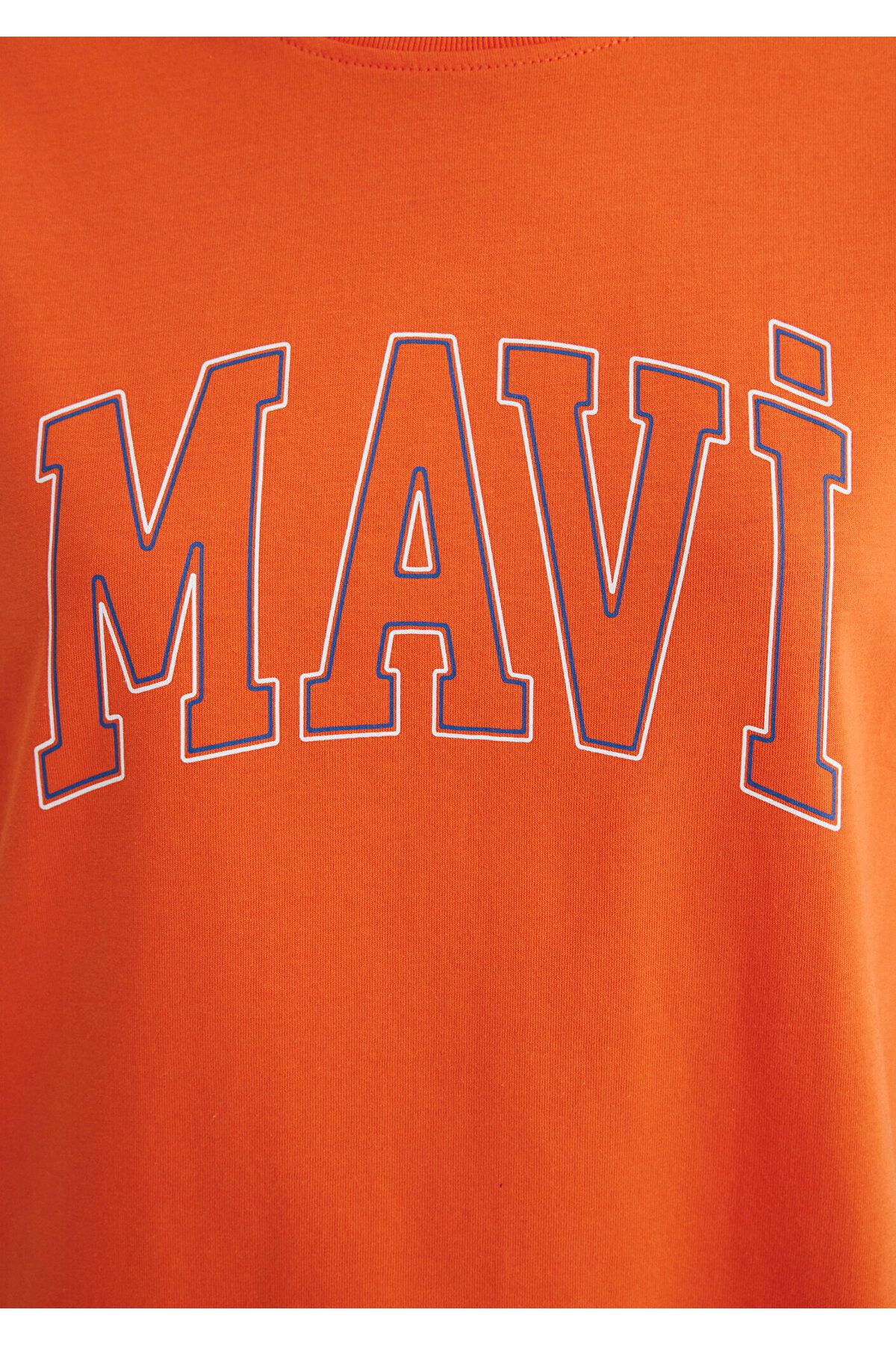 Mavi-Emblémával nyomtatott narancssárga póló Normal Fit / Normal Fit1611193-70485 6