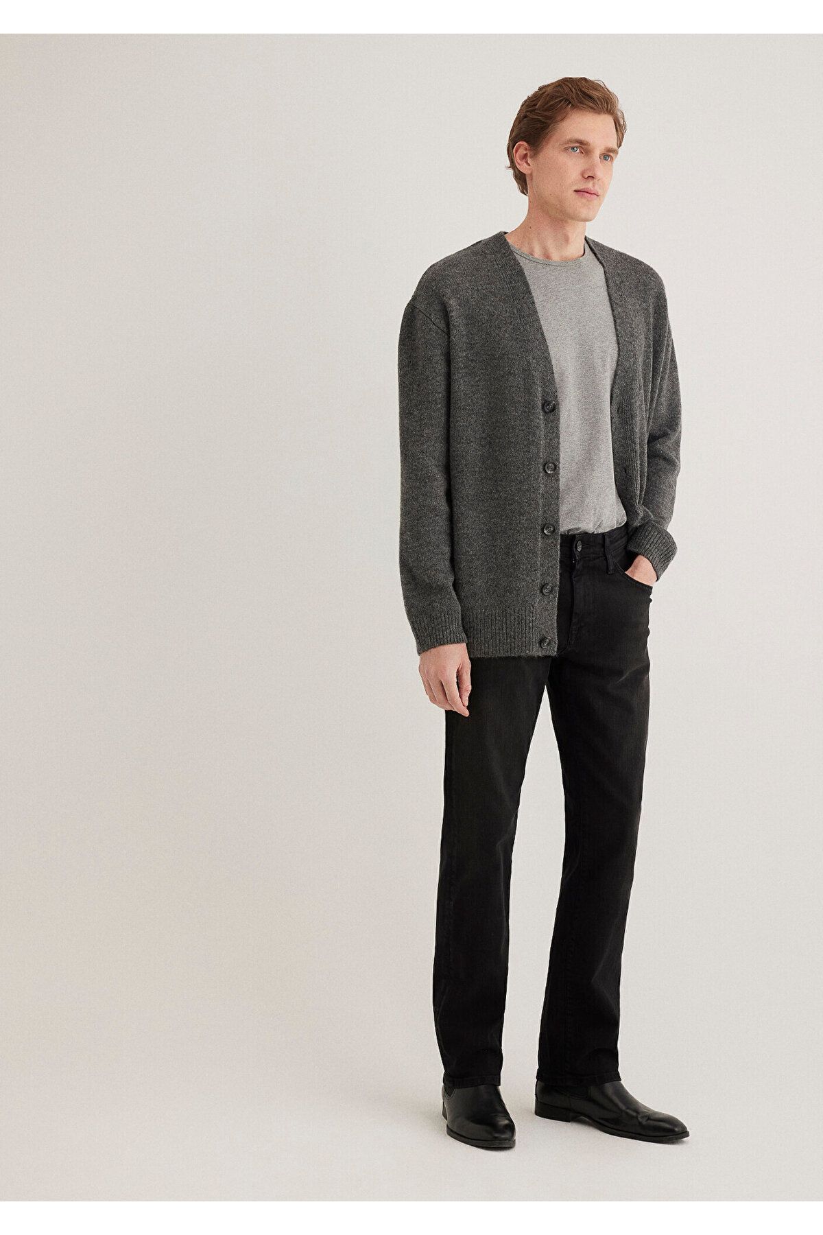 Mavi-Martin Schwarze rauchgraue Jeanshose 0037834819 1