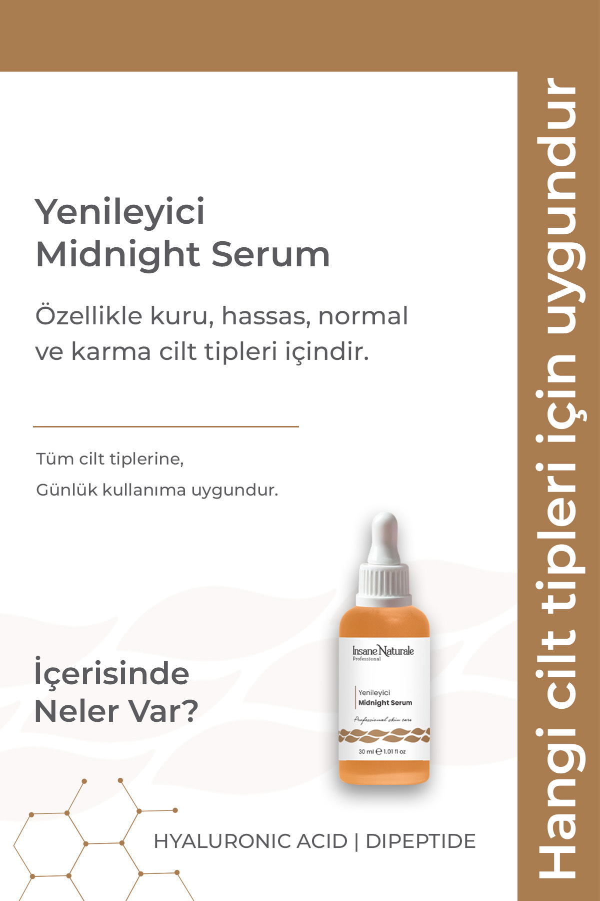 Yenileyici Midnight Serum 30 ml — INSNTR014 — تصویر 5 از 5