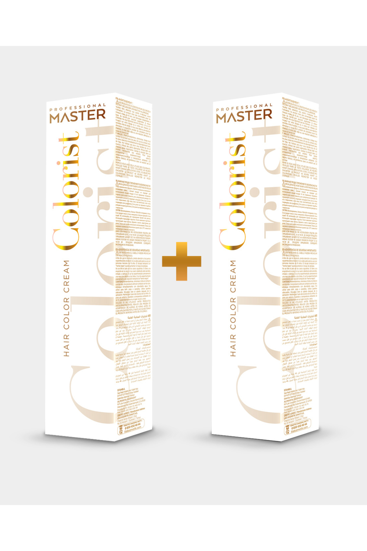 Master colorist 2'li Tüp Saç Boyası 60 ml 5.77 Bitter Çikolata