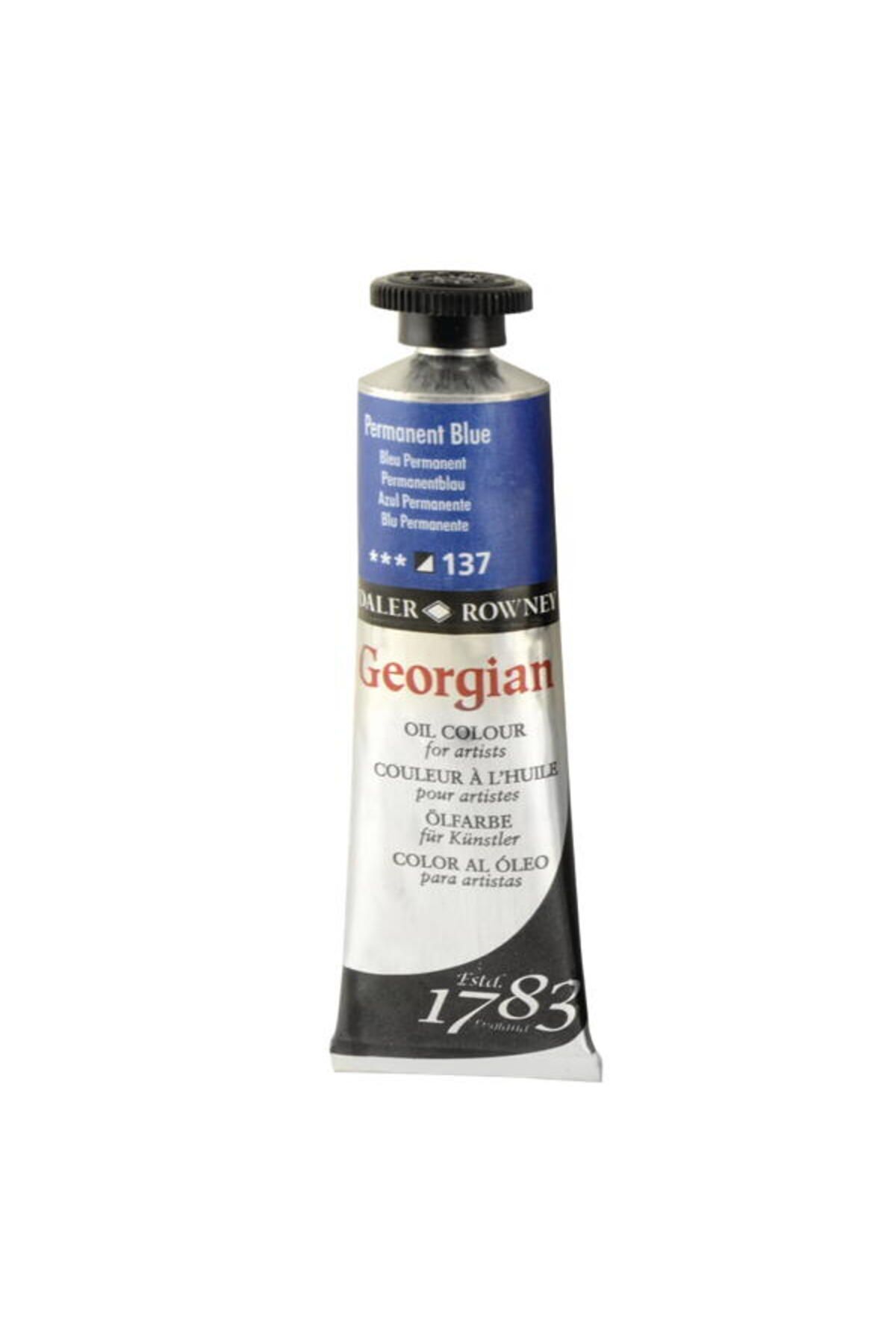 Daler Rowney Georgian Yağlı Boya 37ml Permanent Blue 137