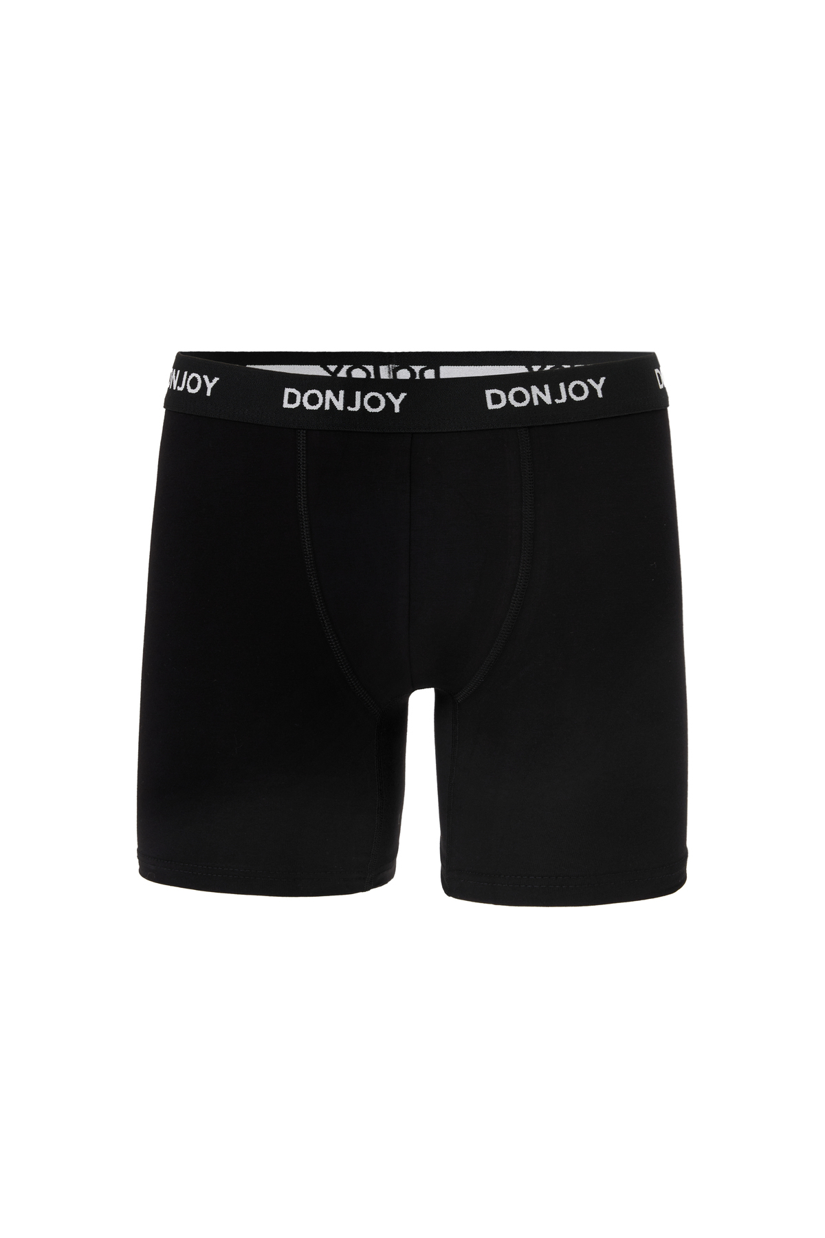 don joy Erkek 10'lu Penye Pamuklu Uzun Paça Beli Lastikli Boxer görsel 3