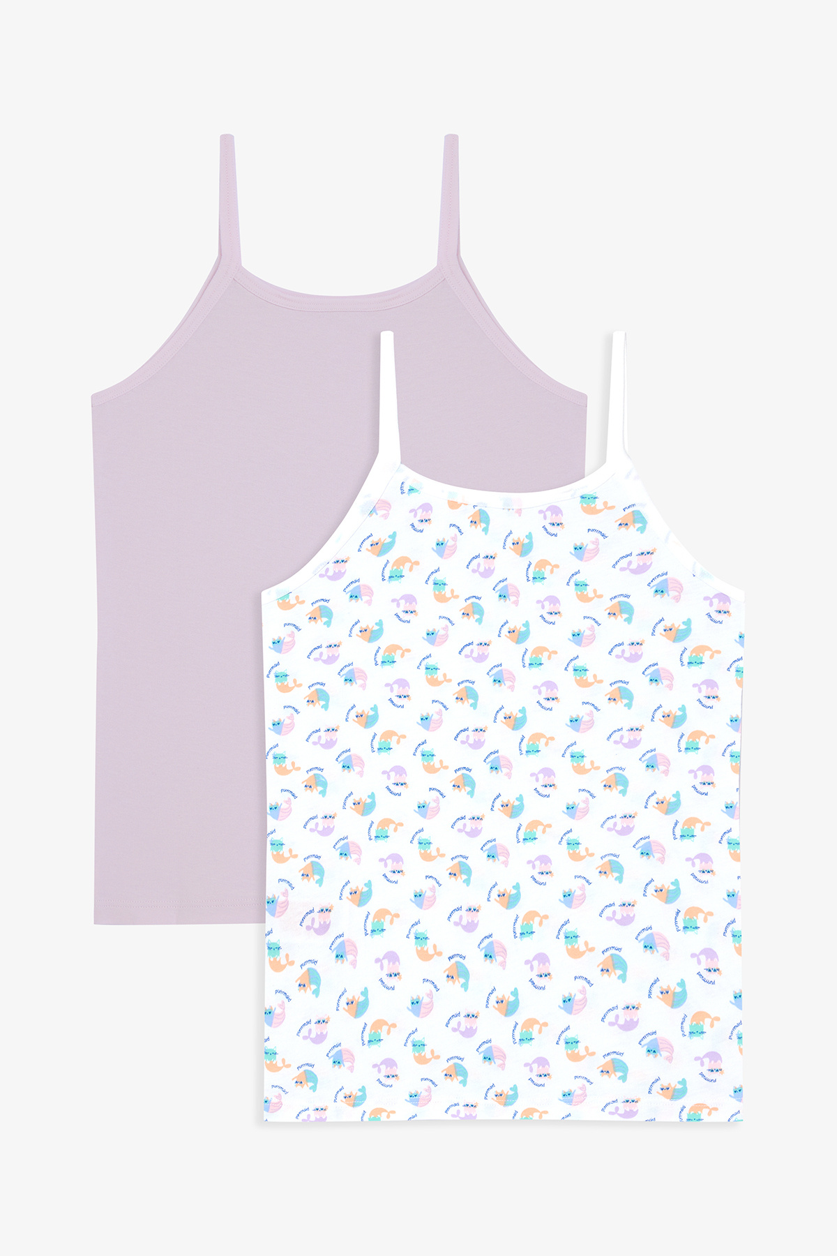 Penti-Girl's Purrmaid Multicolored 2-Piece Undershirt 1