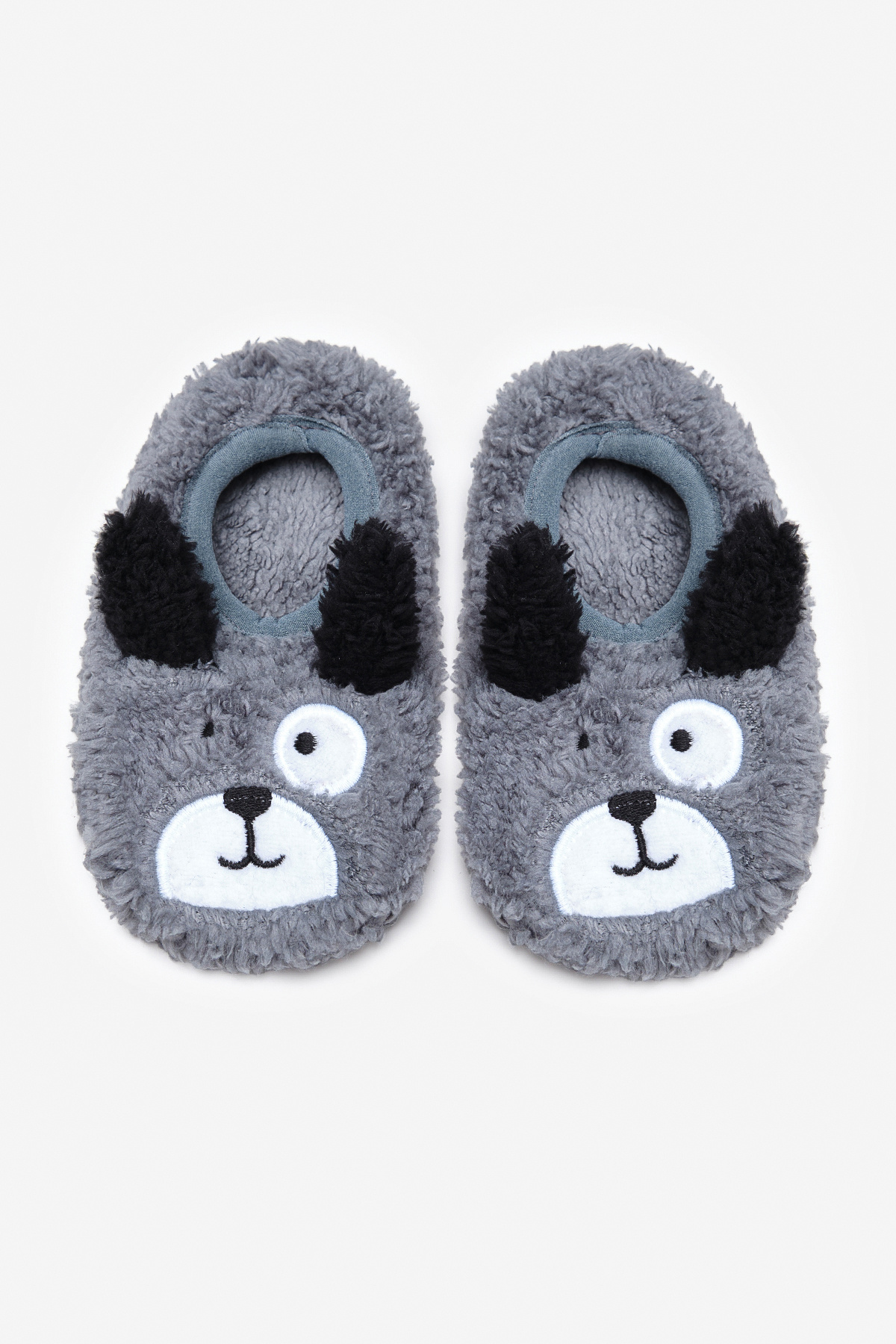 Penti-Boys' Black Dog Anthracite Booties 2