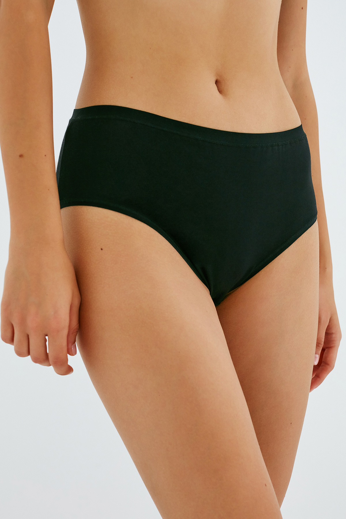 Penti-Schwarzes Fresh Basic Cover Slip Höschen 2