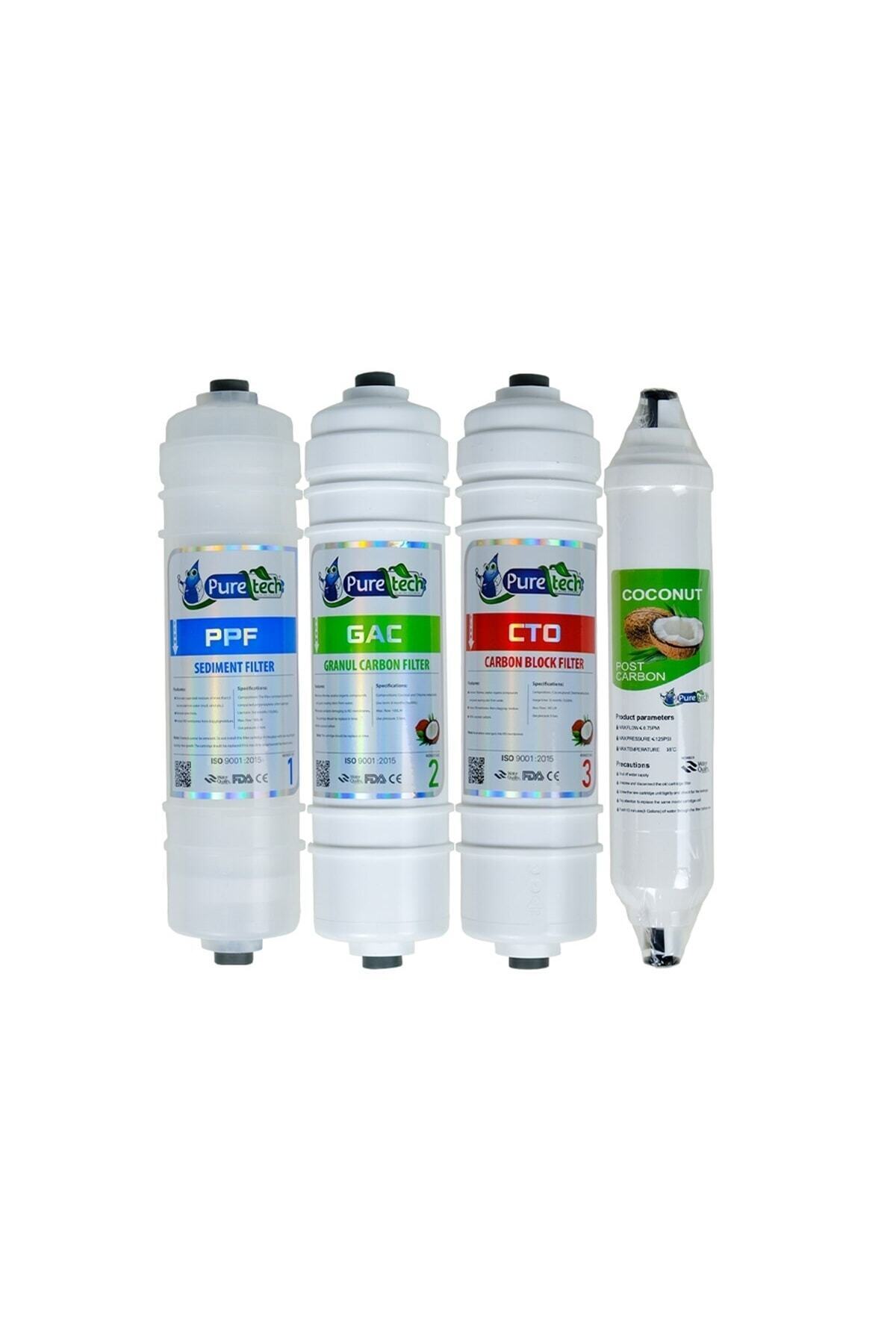 puretech Aquames - 4'lü Filtre Seti