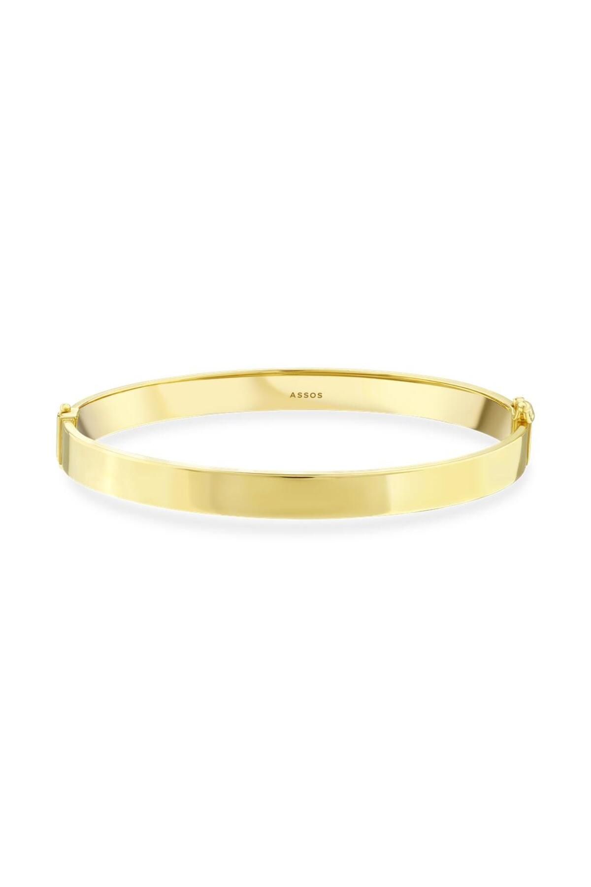 Altın Kelepçe Bilezik - 14k - 6.31gr