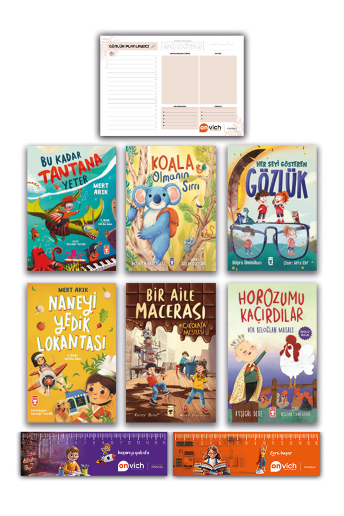 Timaş Çocuk 1 ve 2 Sınıf Hikaye Seti 6 Kitap - Naneyi Yedik Lokantası - Bu Kadar Tantana Yeter - Koala - Gözlük fotoğrafı 3 (önizleme)