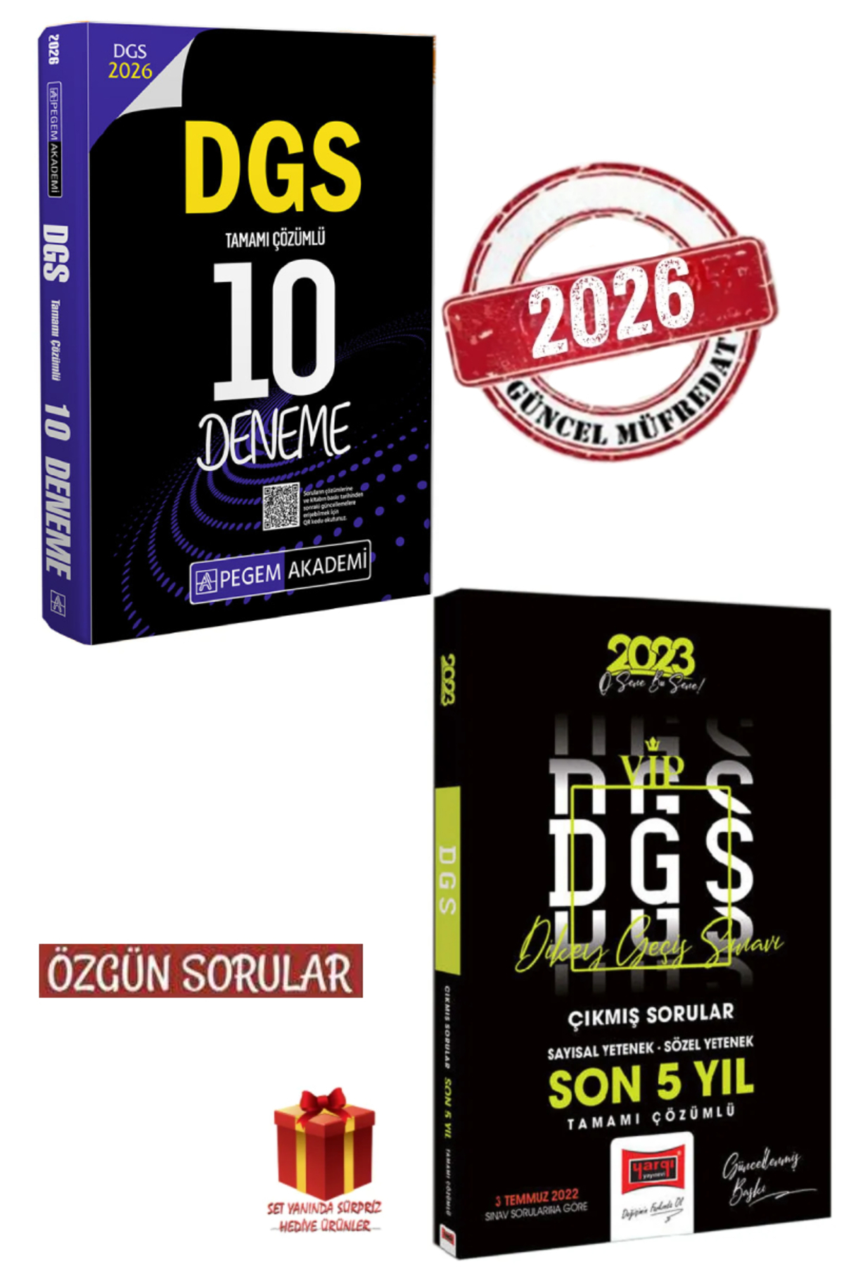 Pegem Akademi Yayıncılık 2026 Pegem DGS 10 Deneme+Yargı DGS Çıkmış ...