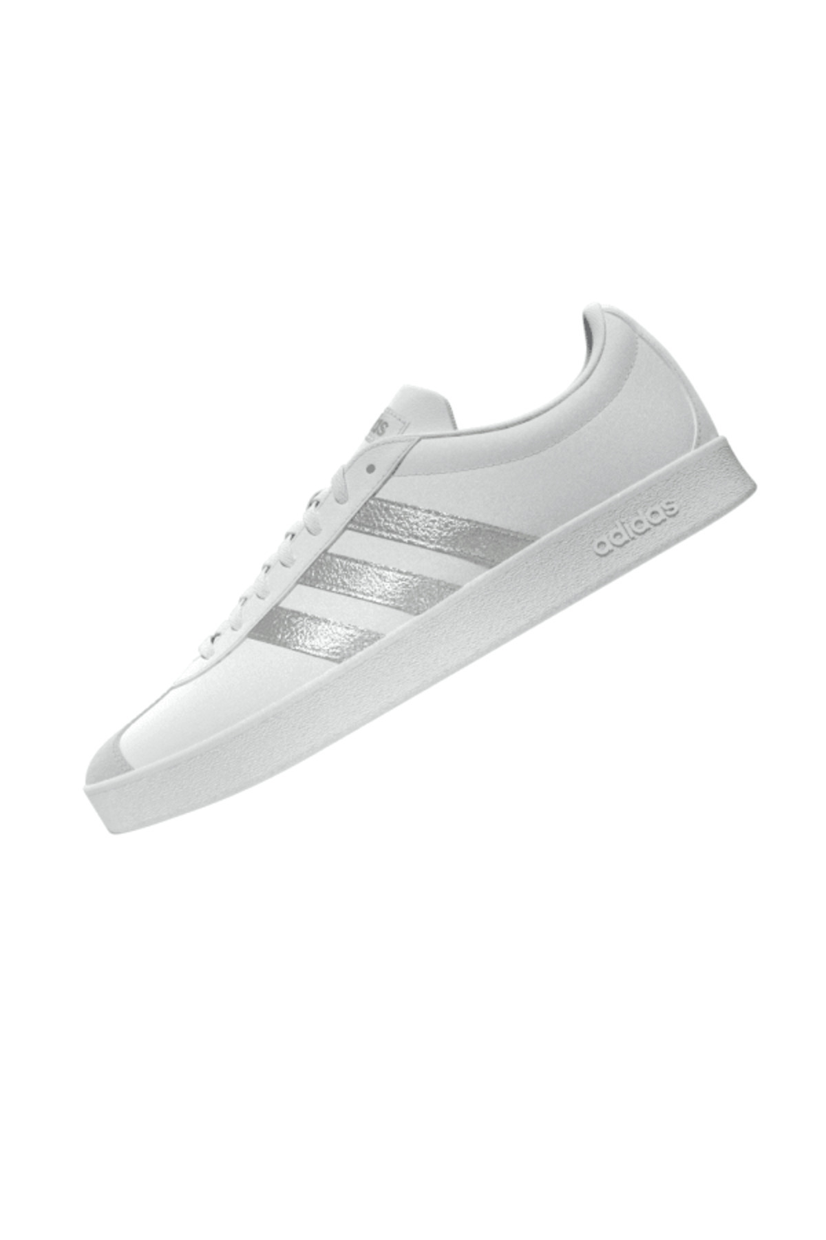 adidas-Γυναικεία λευκά αθλητικά παπούτσια Vl Court Base (ID3716) 4