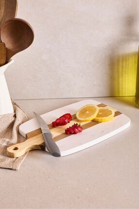 Perotti Geate Mermer Akasya Kesme Tahtası 34x18 cm