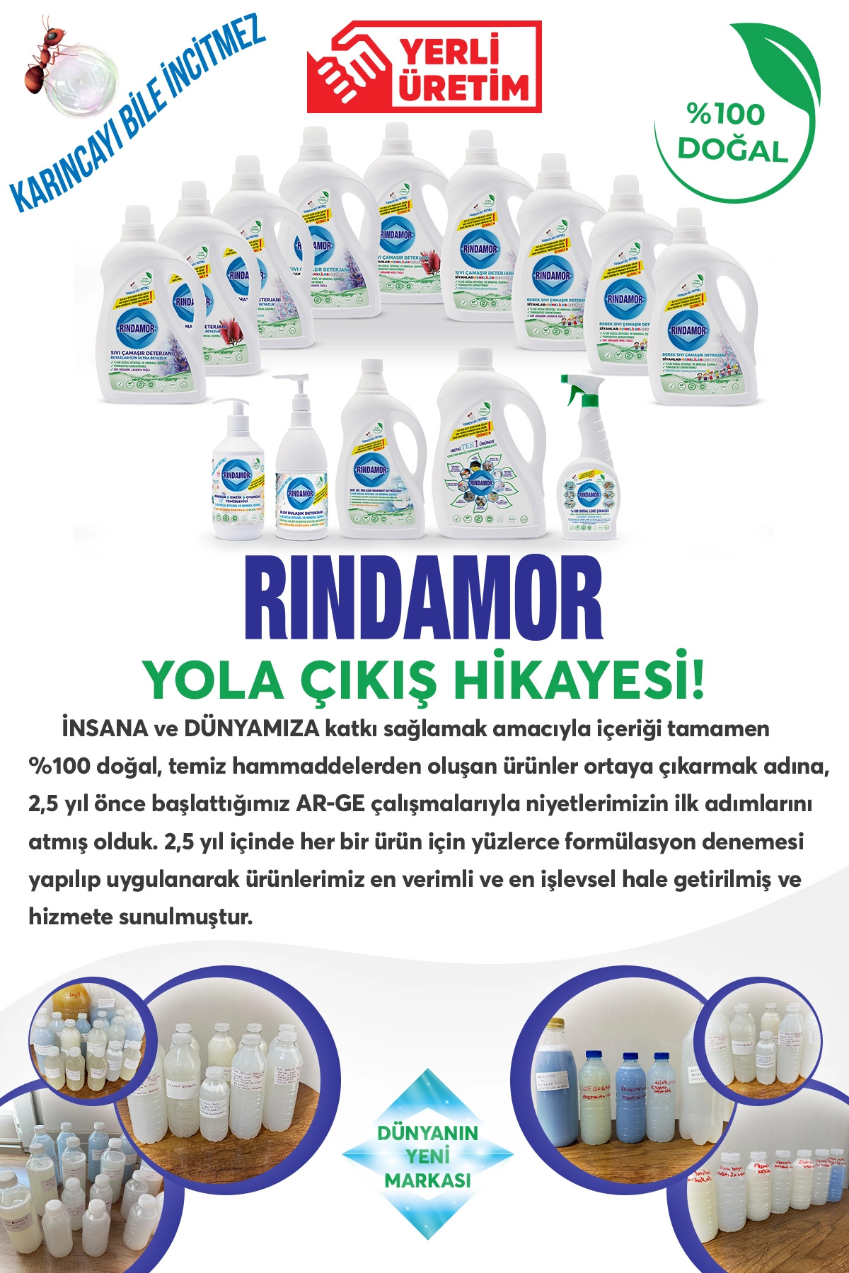 RINDAMOR % 100 DOĞAL BİTKİSEL BEBEK SIVI ÇAMAŞIR DETERJANI ORGANİK NİOLİ YAĞLI-KENDİNDEN YUMUŞATICILI fotoğrafı 6 (önizleme)