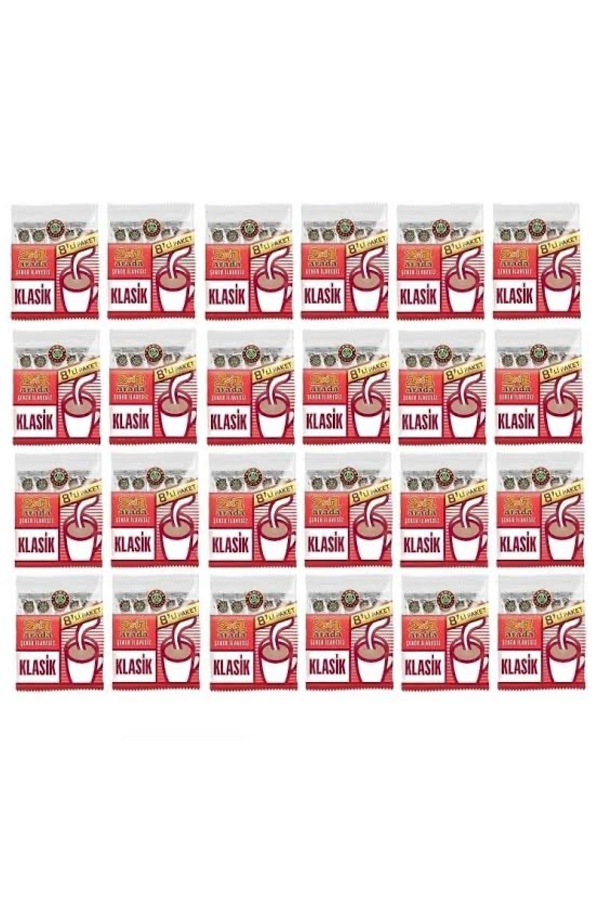 Kahve Dünyası Kahve Dünyası 2 si 1 Arada Klasik Kahve 8 x 12 gr x 24 Adet
