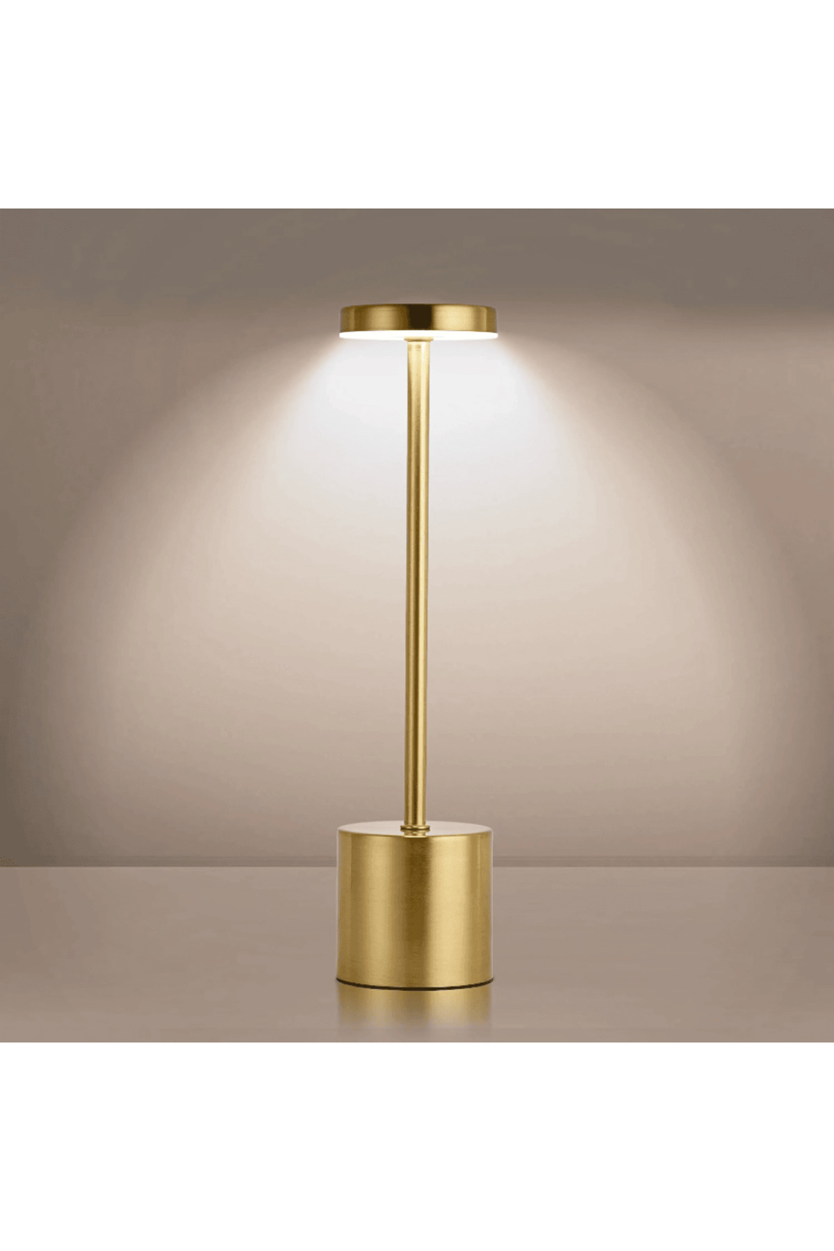 Generic-Golden LED Touch Lamp Rechargeable with 3 Colors 4