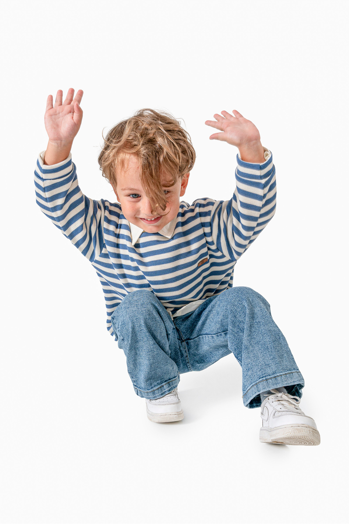 Jikko Baby Gömlek Sweat Pantolon Takımı 9071 fotoğrafı 2 (önizleme)