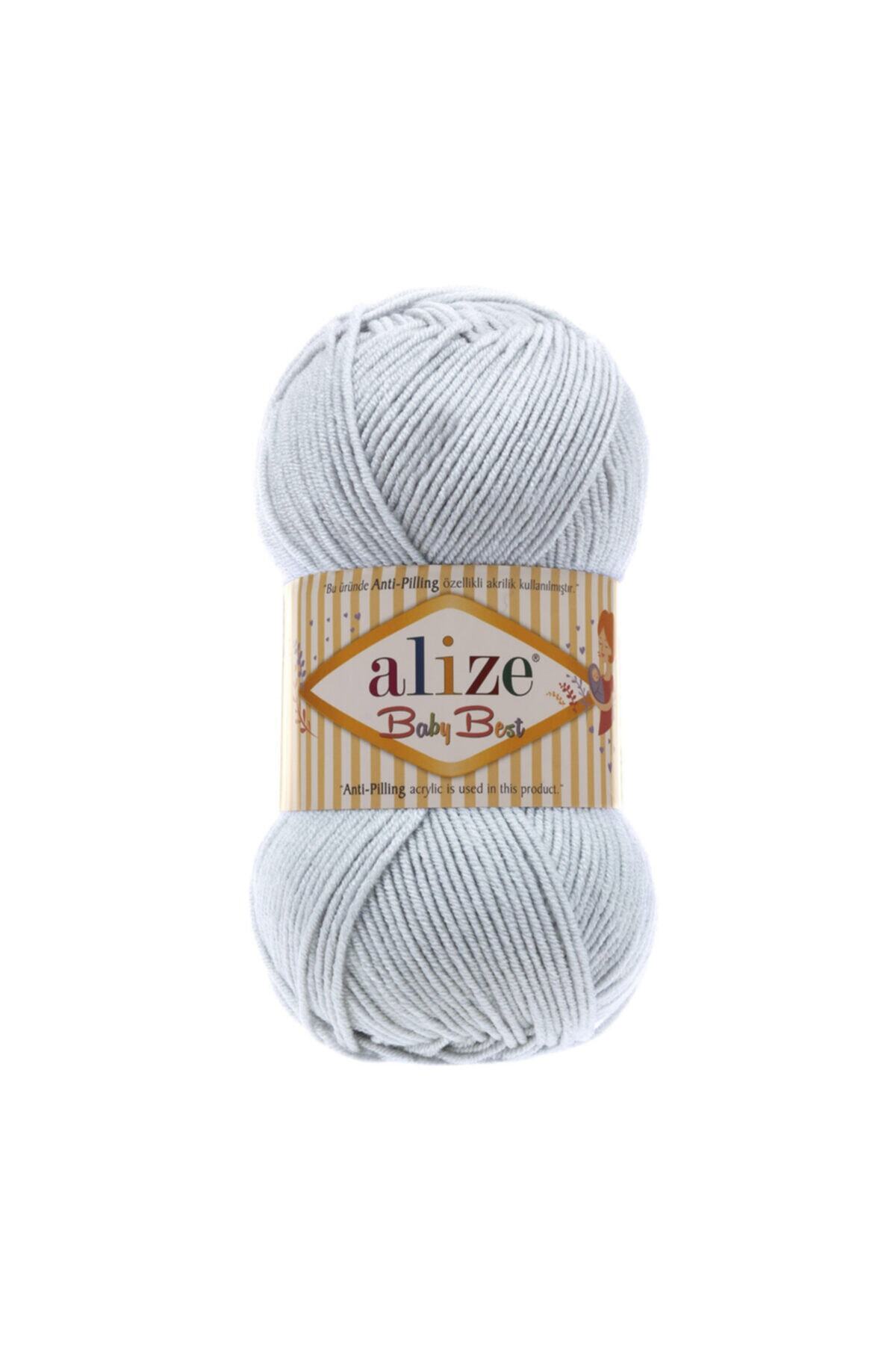 Baby Best 224 Light Grey 10% Bamboo - 90% Acrylic (anti-pilling Acrylic) / 100 Gr - 240 M