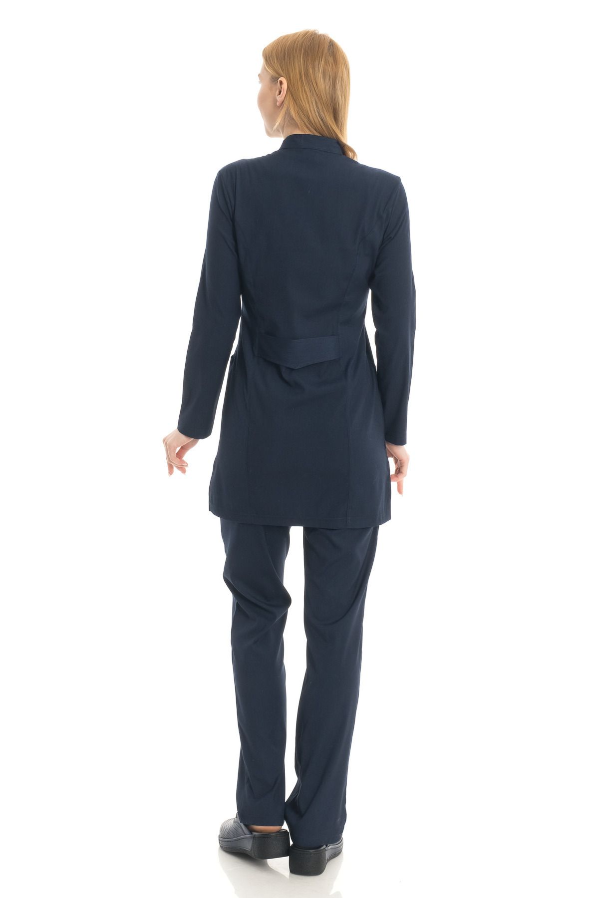 TIPMOD-Navy Blue Lycra Tunic and Nurse Jersey Set 3