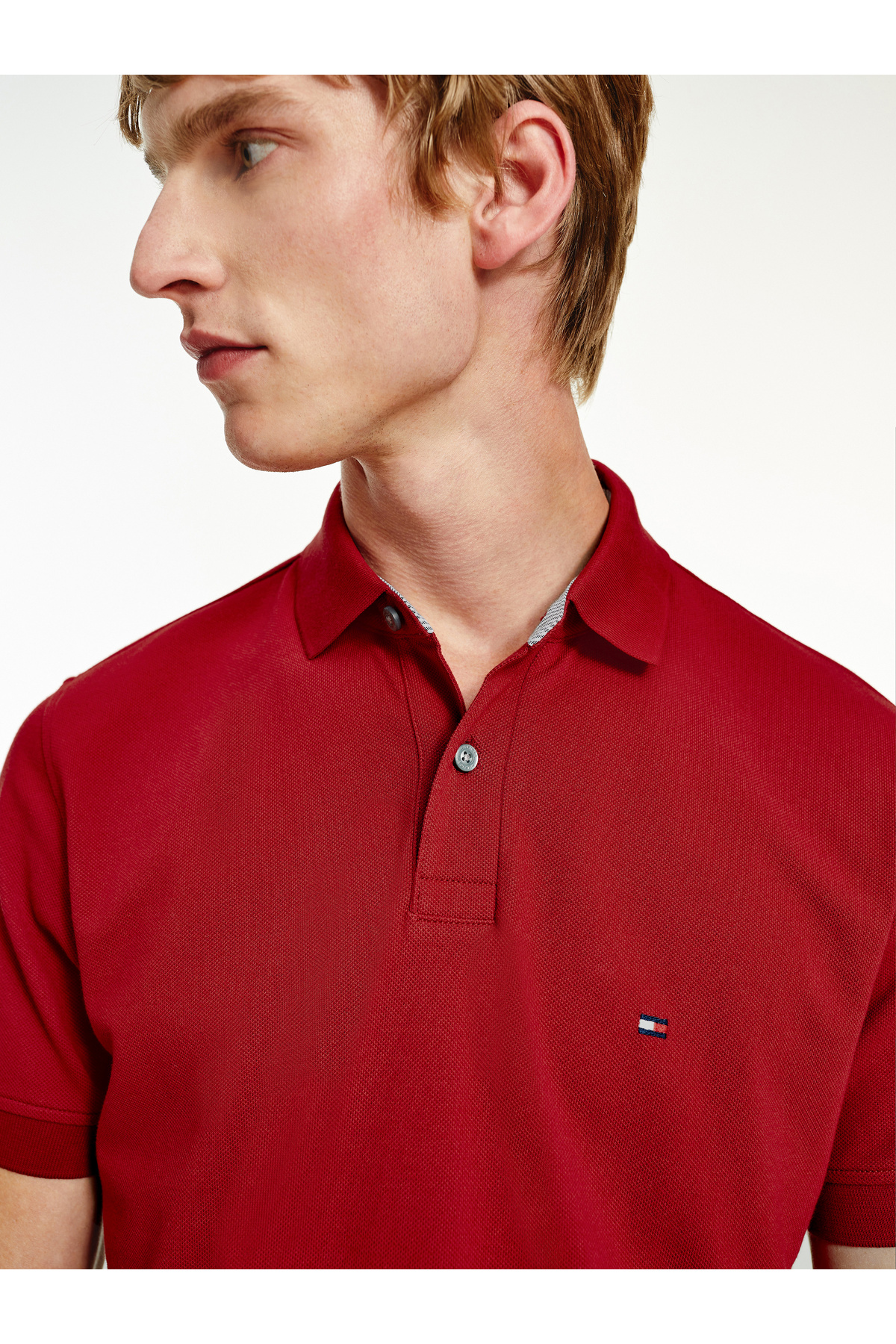 پولوشرت مردانه راسته آستین کوتاه | تامی هیلفیگر Tommy Hilfiger MW0MW17770 - تصویر 5