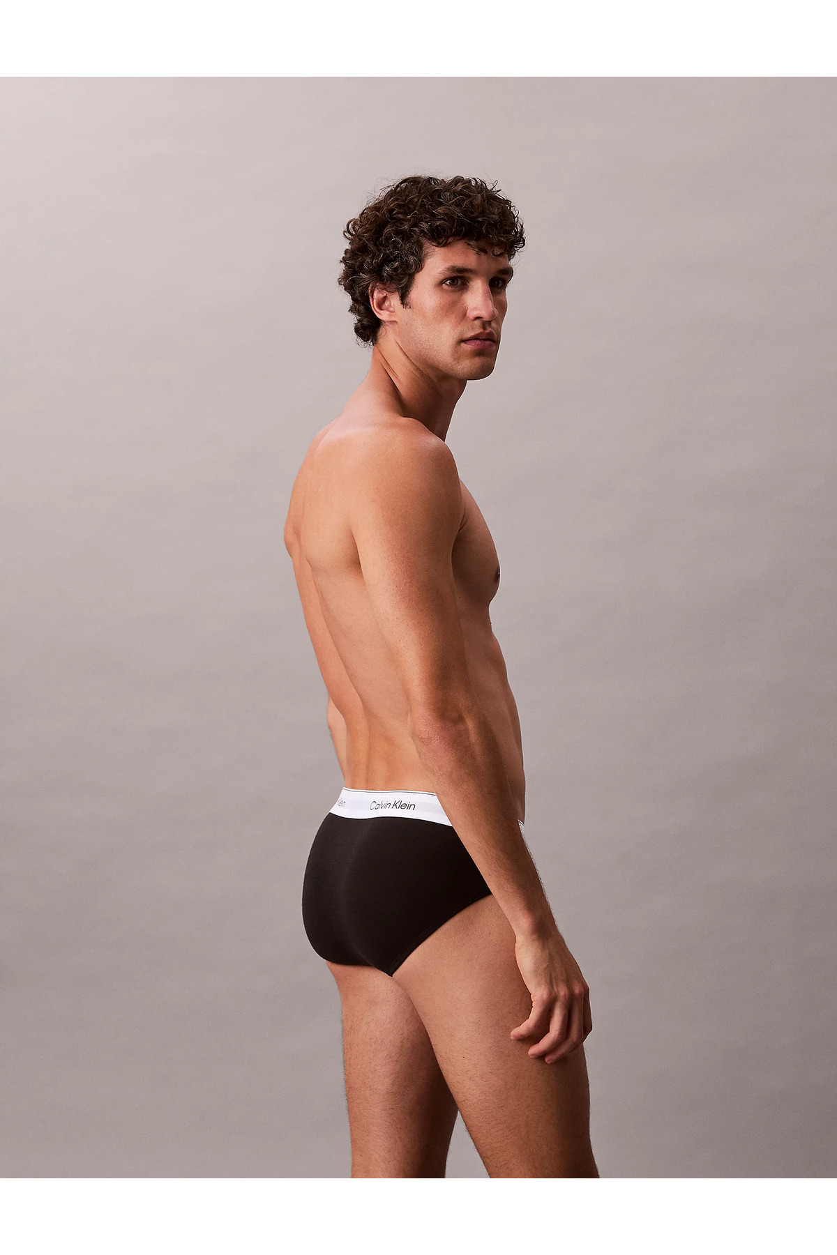 Calvin Klein-Men's Brand Logo Elastic Band Black Boxer Suitable for Daily Use Lv00Nb4388 Ub1 5