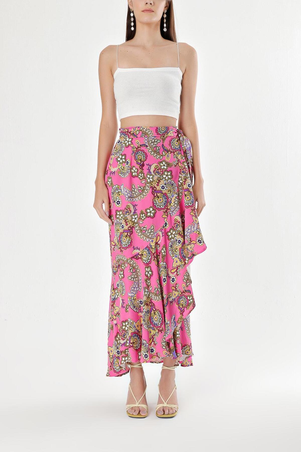 SOCIETA  Pembe Anvelop kapama etek 81249 - Görsel 2