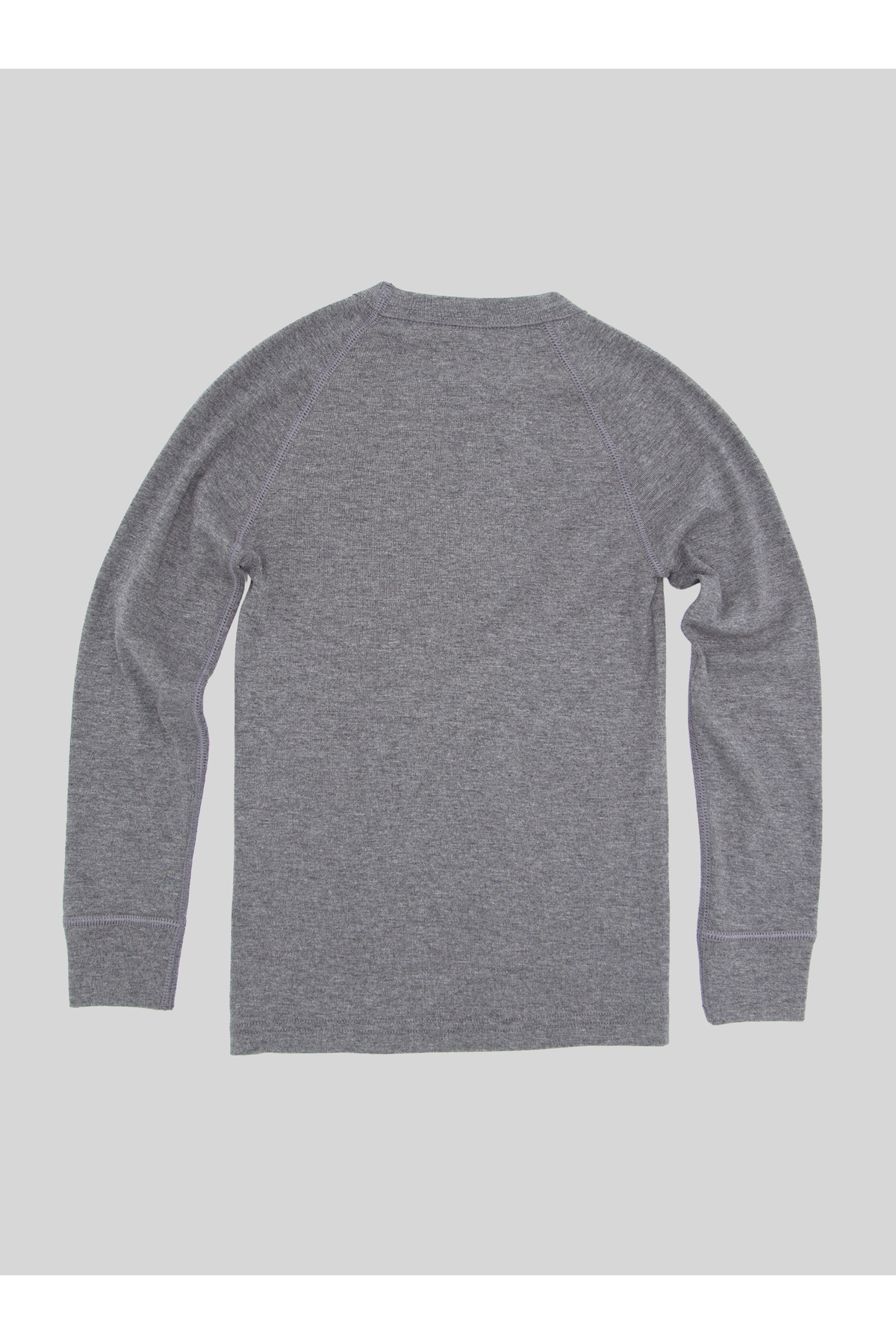 Blackspade-Gray Melange Children's Thermal T-Shirt - 2. Level 9265 2