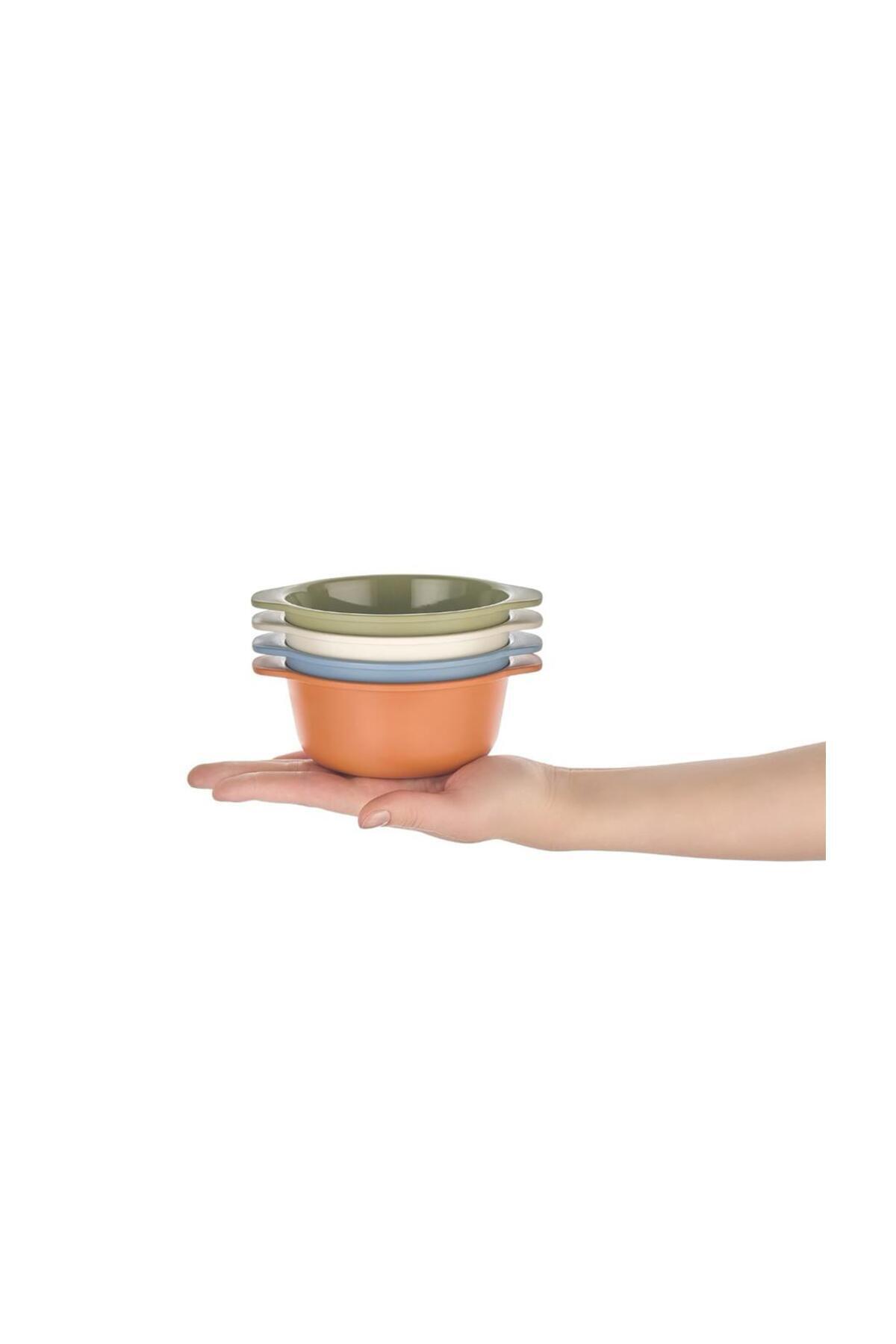 Bayev-Bowl 4 Pieces 300 ml Snack Bowl - Baby Food Bowl, Mini Egg Mixing Container 4