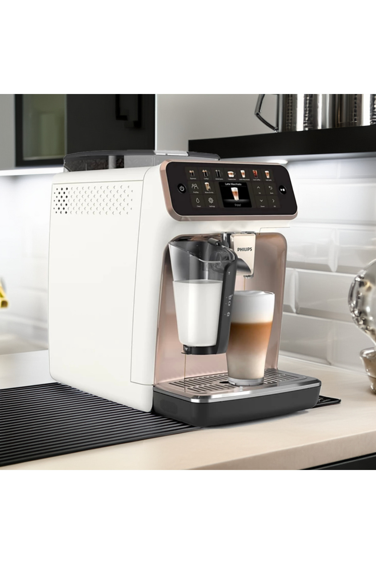 Philips-Fully Automatic Espresso Machine, Coffee and Cappuccino - EP3246/73 6