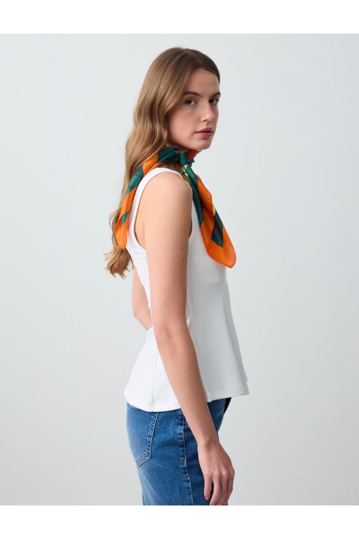 Jimmy Key-White Slim Fit U Neck Sleeveless Modal Knitted Undershirt 4