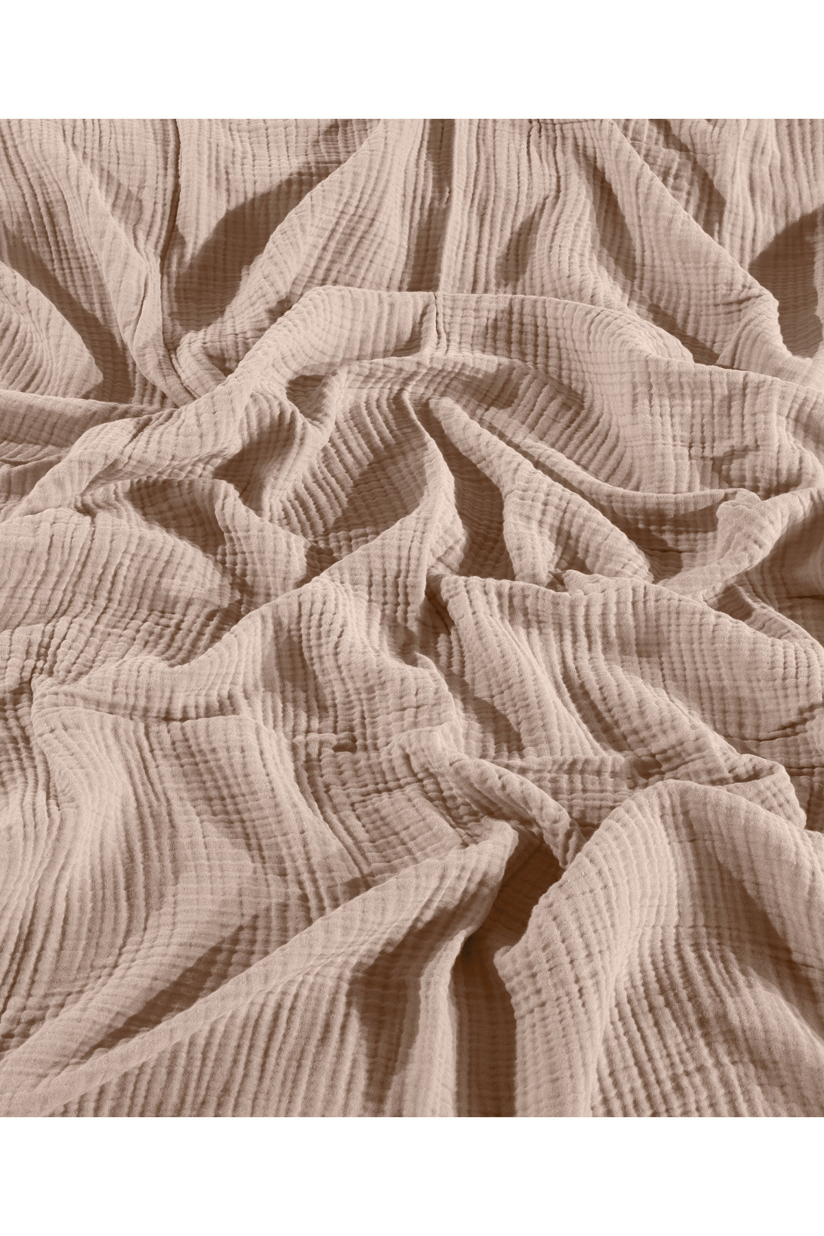 destinyhometex-Mink 4 Layer Muslin 100% Cotton XL Single Bedspread Without Fringe/Pike 180 X 240cm 5