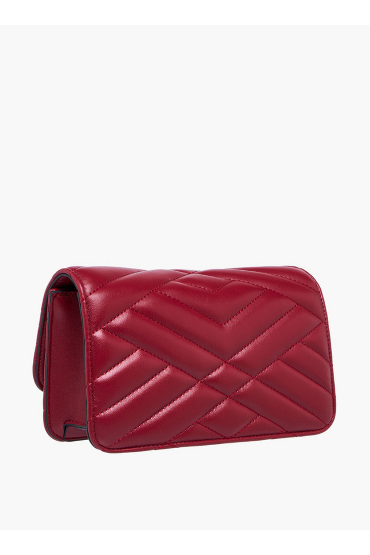 Paprika-Quilted Crossbody Bag with Button Closure 4