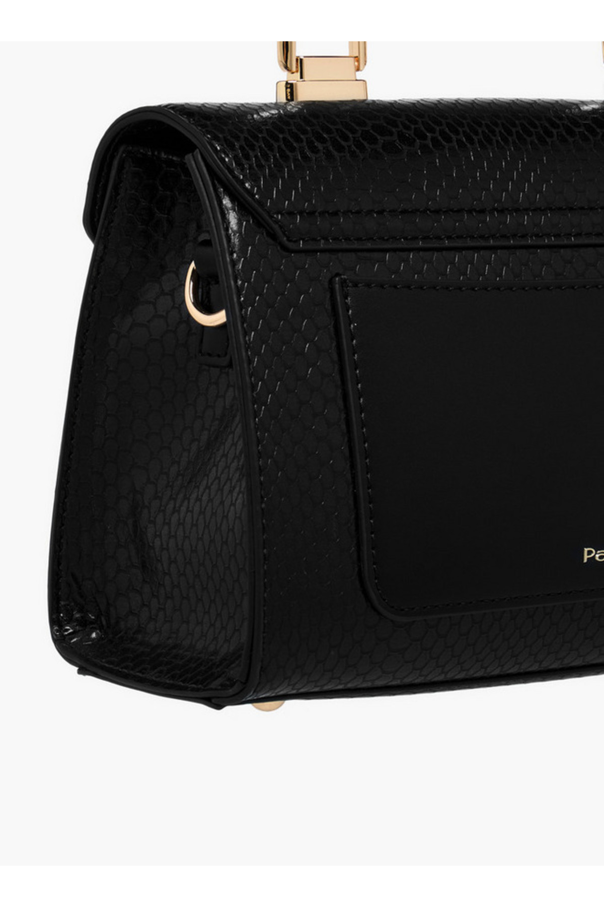Paprika-Textured Crossbody Bag with Adjustable Strap and Flap Closure 6