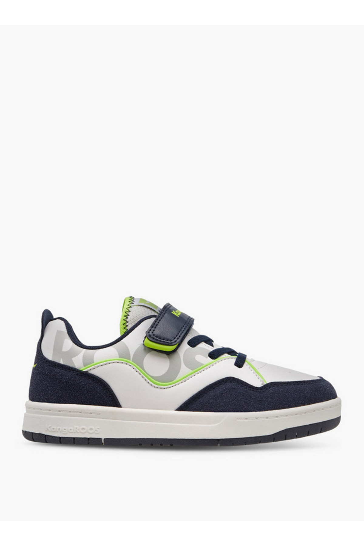 Kangaroos-Boys' Panelled Sneakers with Hook and Loop Closure 3