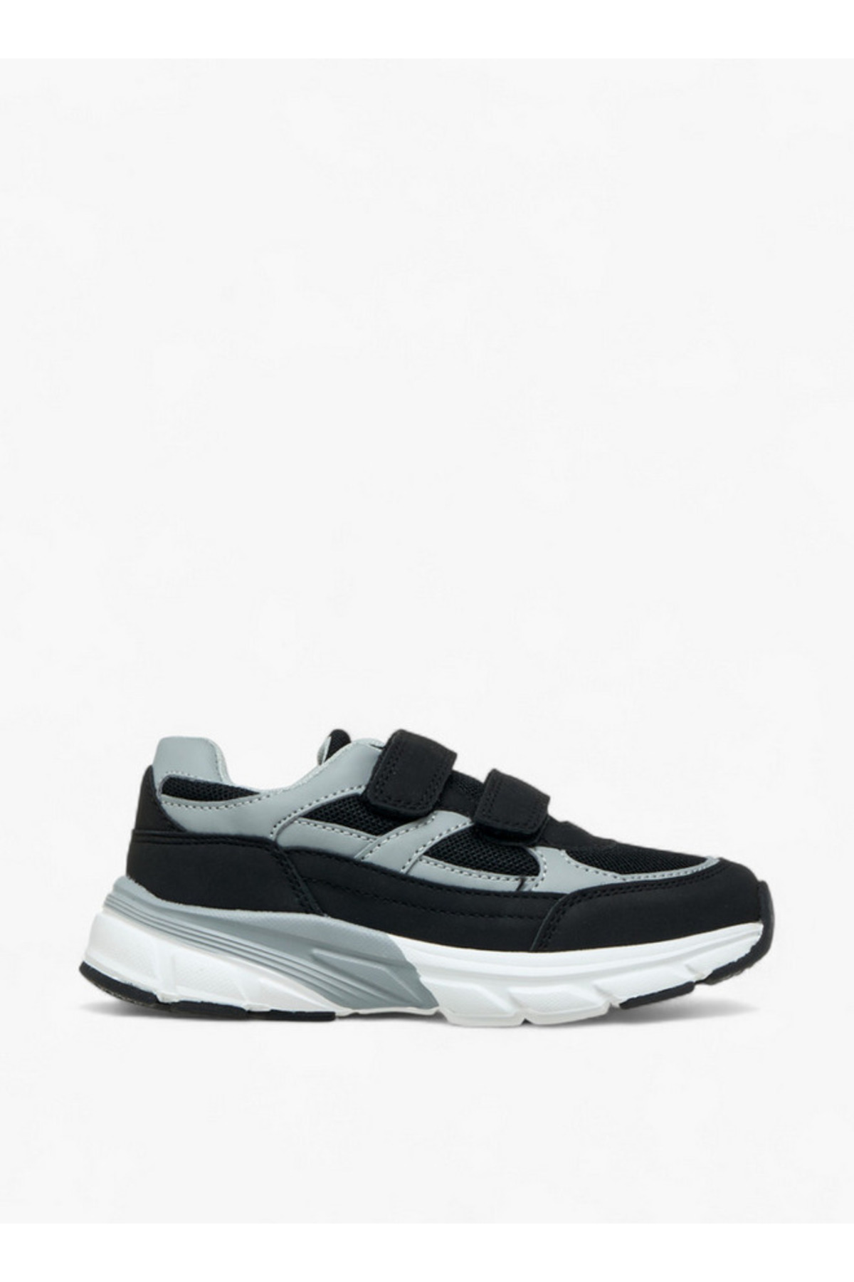 Juniors-Colourblock Sneakers with Hook and Loop Closure 3