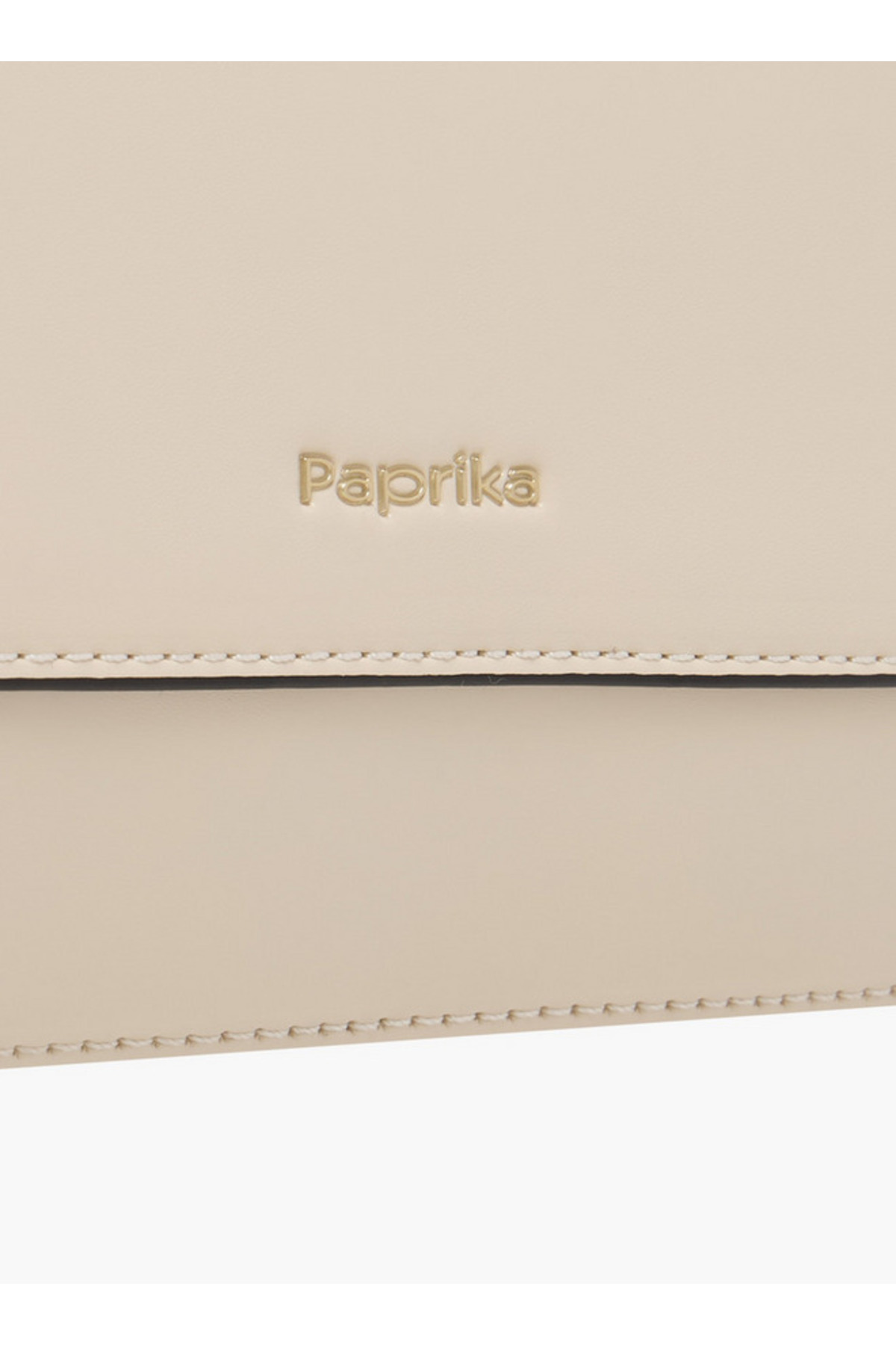 Paprika-Solid Satchel Bag with Button Closure 7