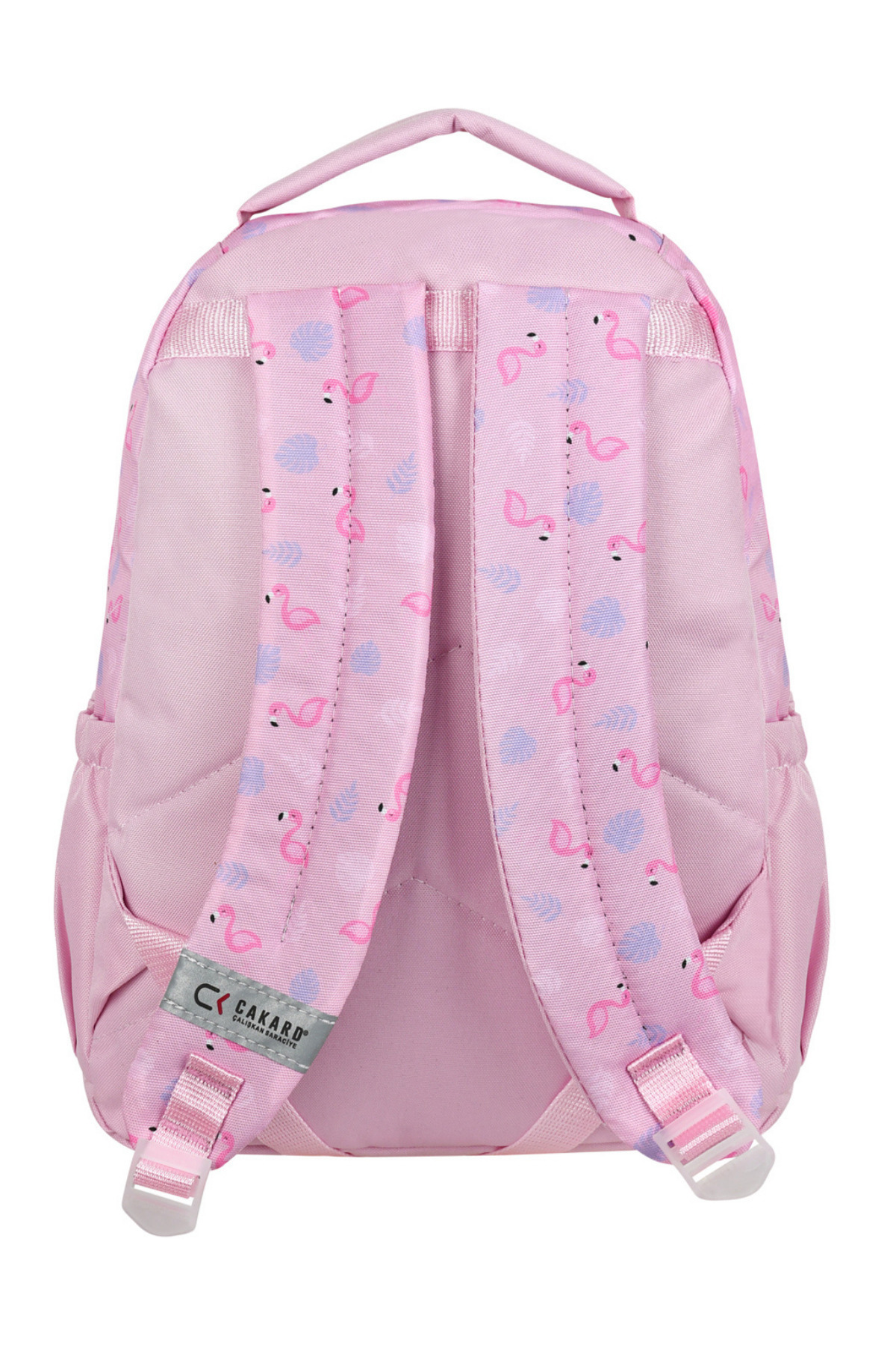 Bliss-Licensed Flamingo Patterned Elementary School Bag, Lunchbox and Pencil Case Set of 3 4