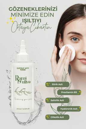 Rami Dulivo Glikolik Asit Tonik – Gözenek Sıkılaştırıcı, Cilt Aydınlatıcı ve ...
