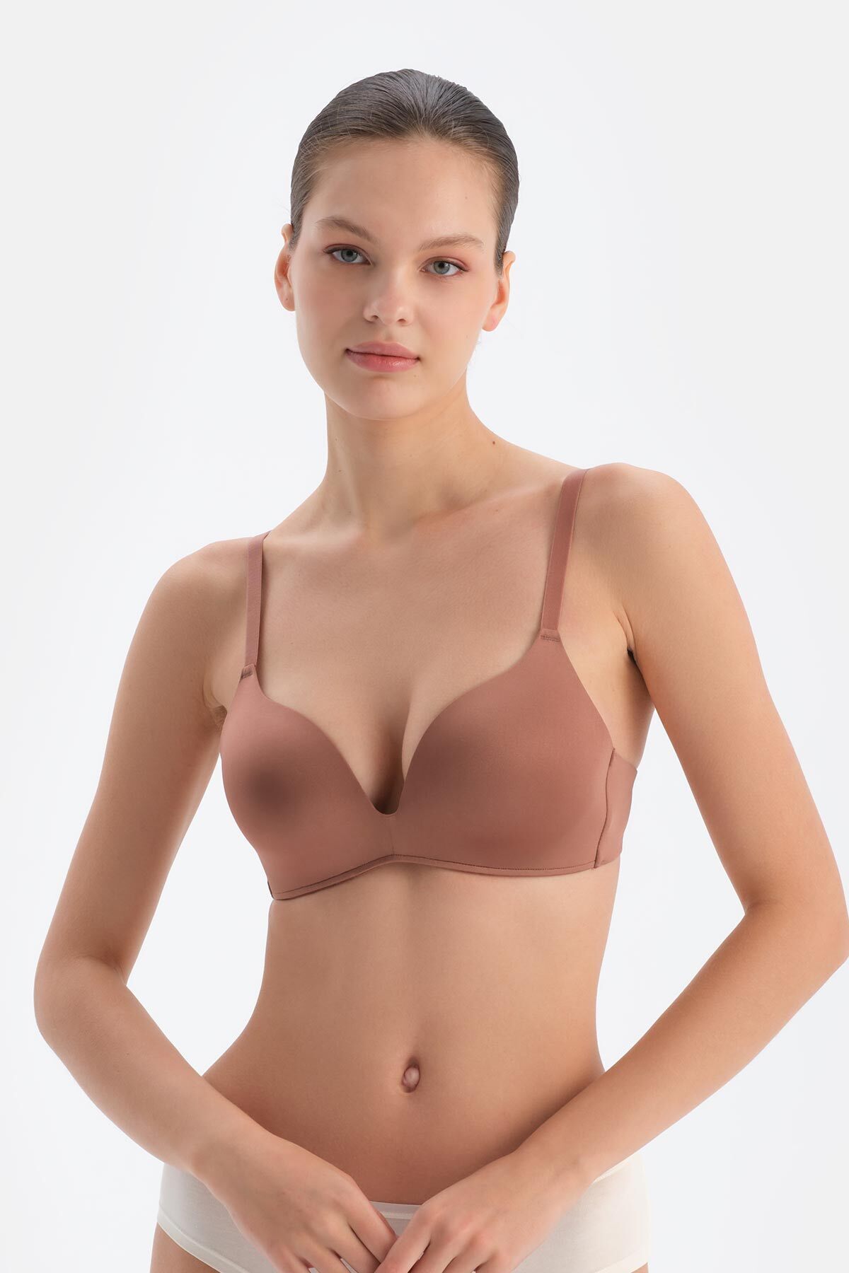Dagi-Brown Hedda Soft Bra Without Underwire 1