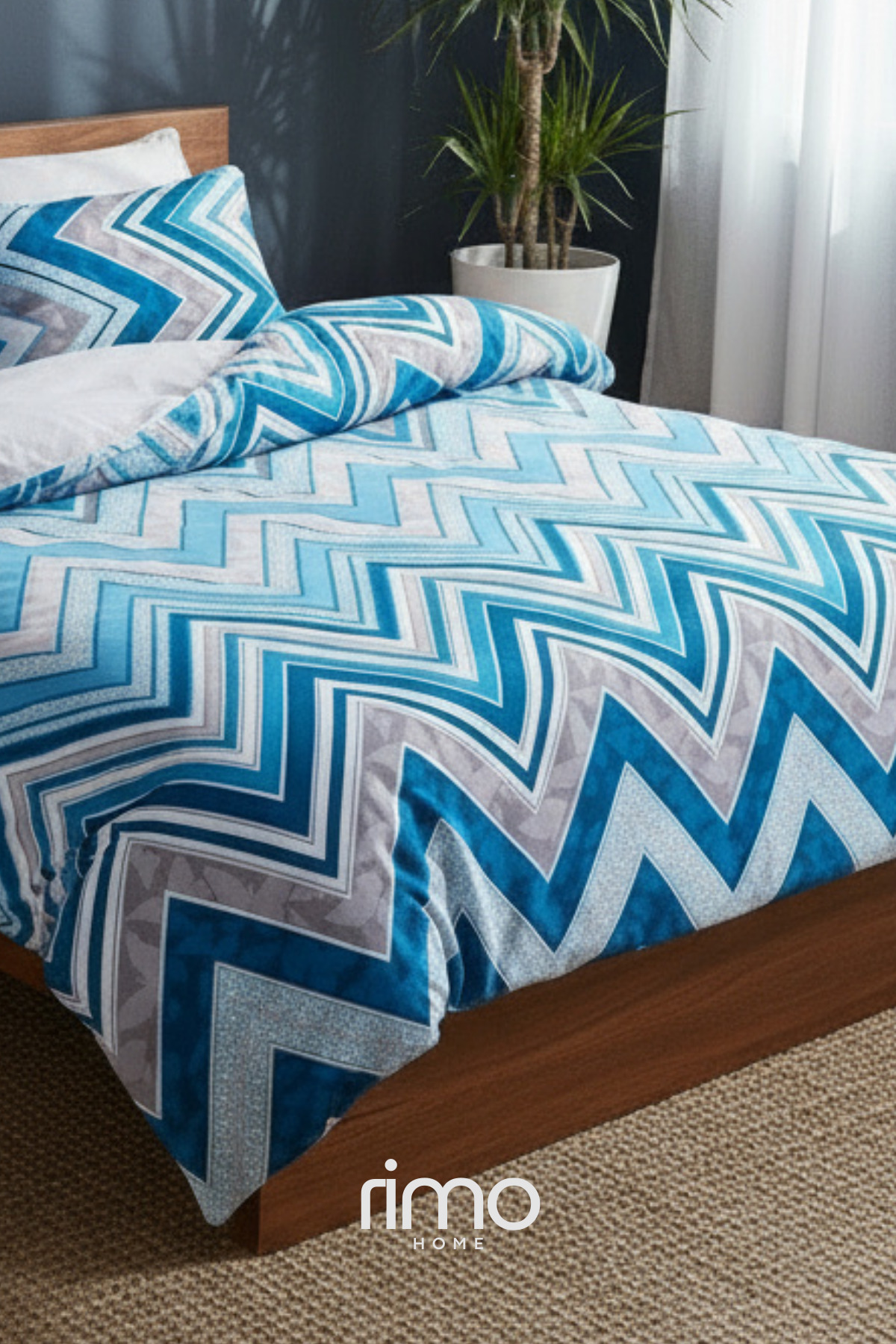 Rimo Home Çift Kişilik Çift Taraflı Nevresim Takımı fotoğrafı 2 (önizleme)