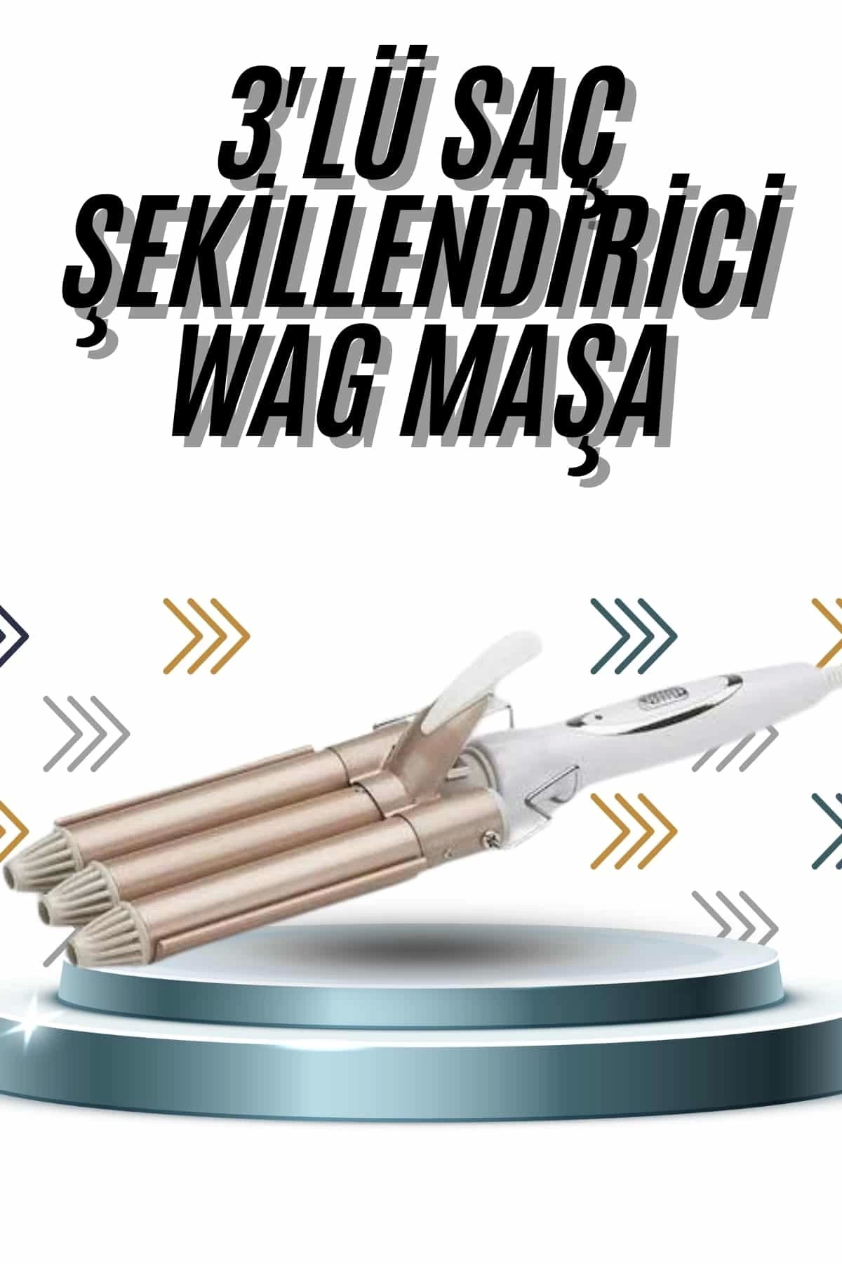 FrereConception Wag Maşa Profesyonel Saç Şekillendirici İyon Özellikli Isı Kademeli