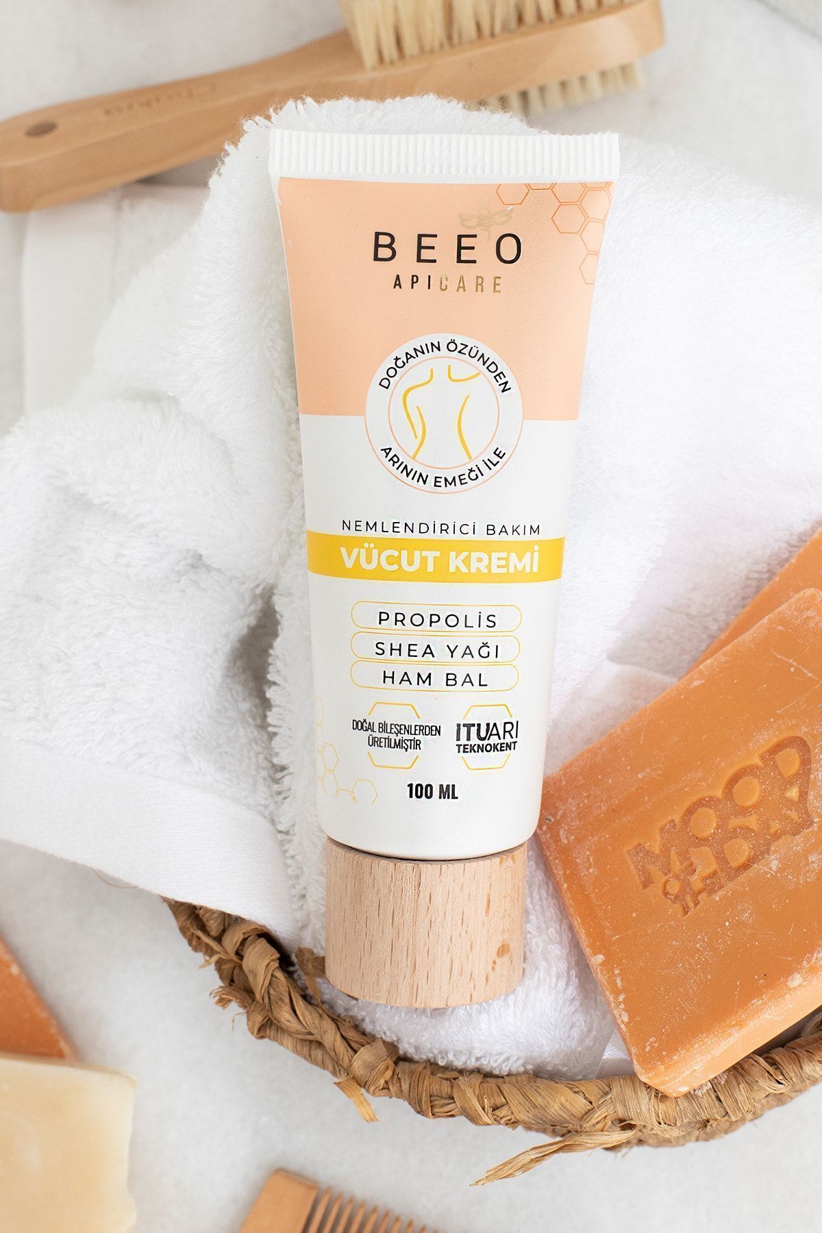 Nemlendirici Ballı Organik Vücut Kremi 100 Ml — BEEO152KVBL — تصویر 4 از 7