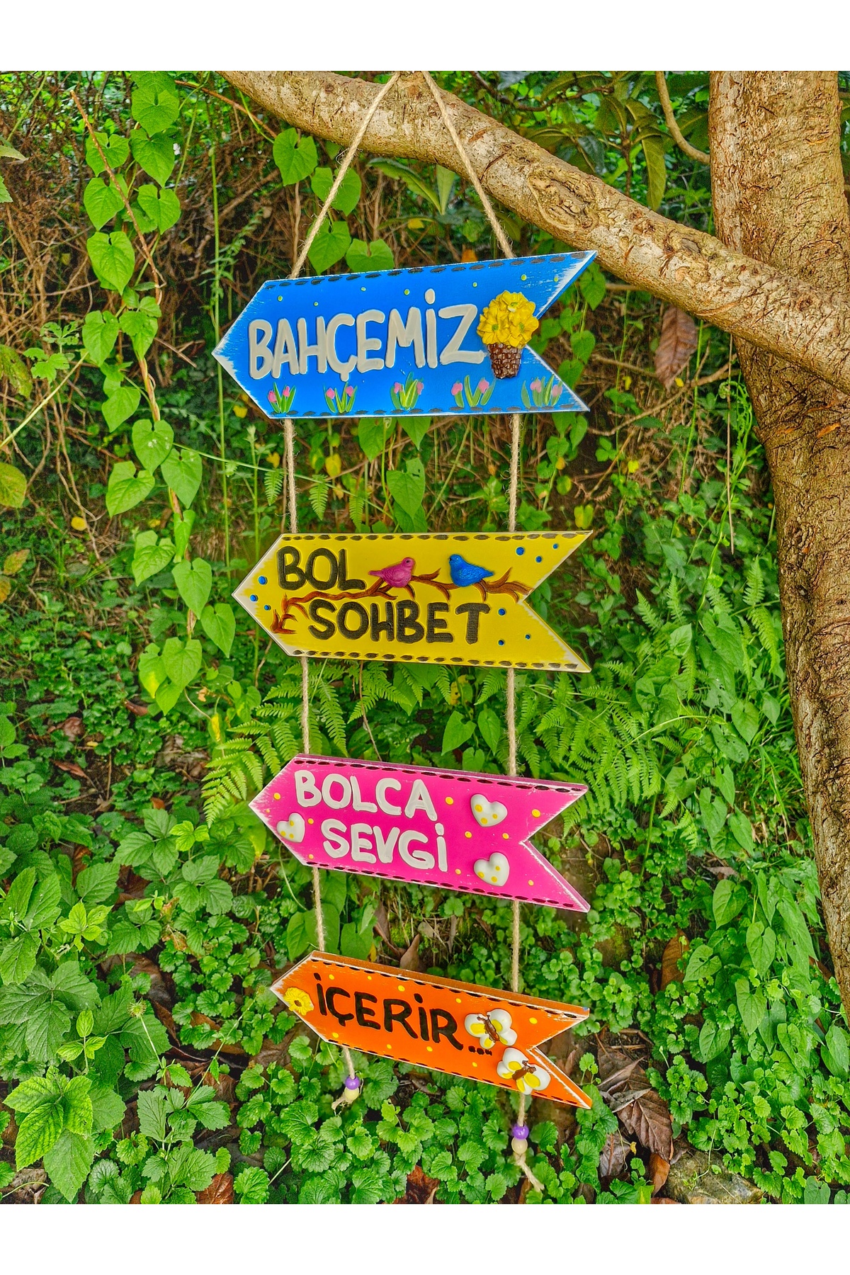 Wooden Garden Arrow Set of 4,Customizable Product, 30 cm each,