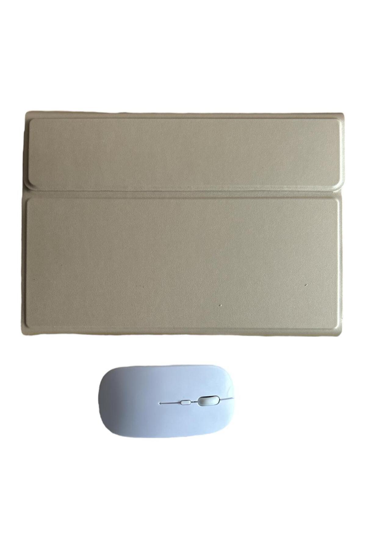 SIGLOO-Wireless Bluetooth keyboard and mouse case compatible with Nokia T20 2021 10.4 inches gold 5