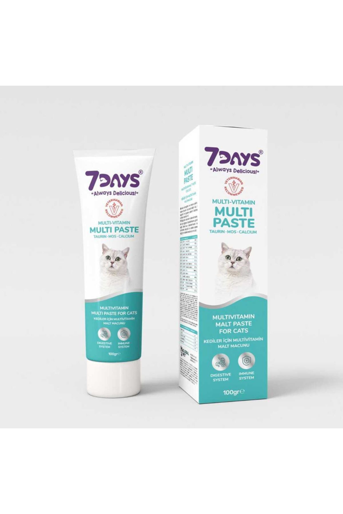 7DAYS Multi Vitamin Kedi Macunu 100 Gr